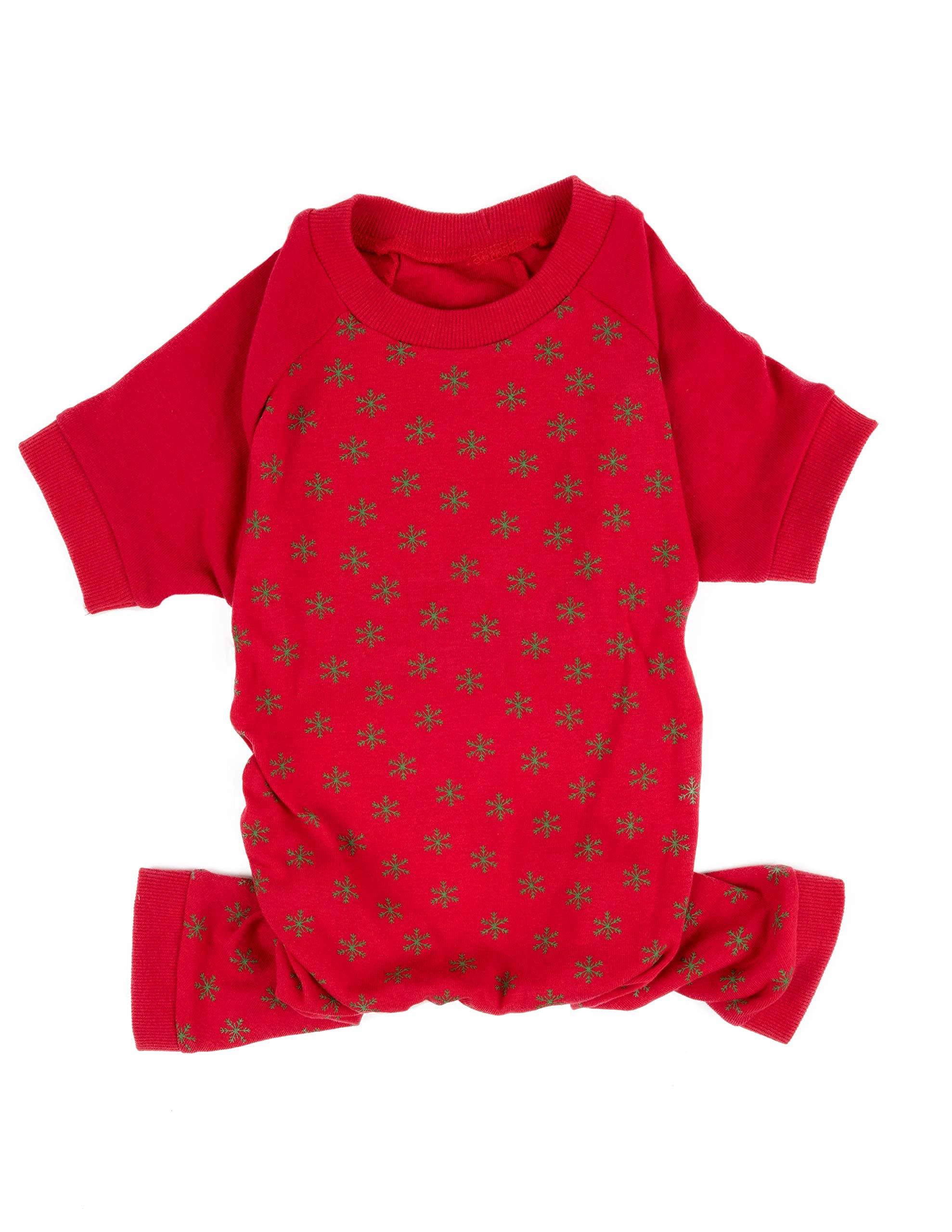 Leveret Matching Dog Pajamas Christmas Pjs 100% Cotton Snowflake Size Xx-Large