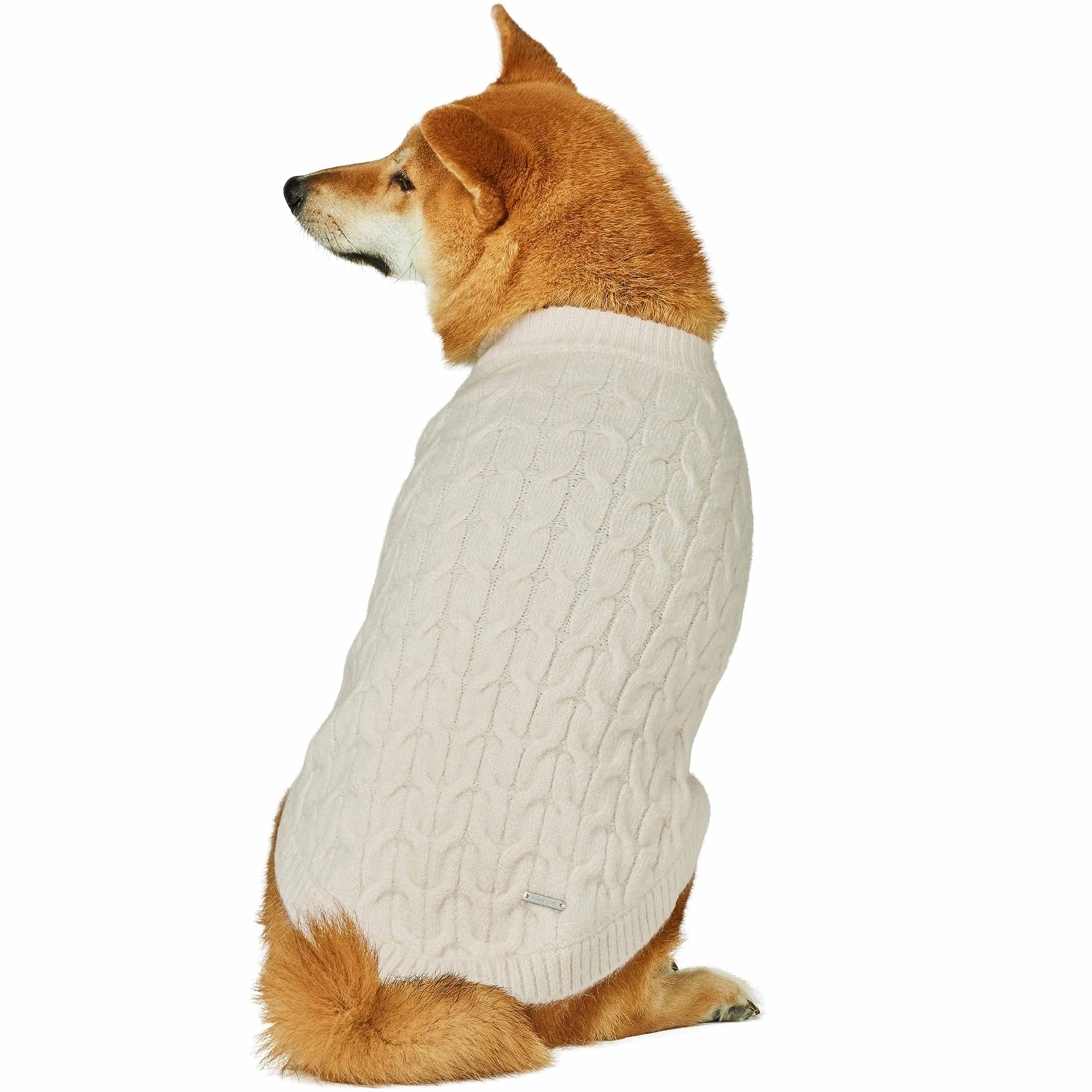 Blueberry Pet Dog Sweater, Classic Fuzzy Knit Pullover Crew-Neck Christmas Sweater, Dog Clothes & Pajamas, Sweater Vest, Small D