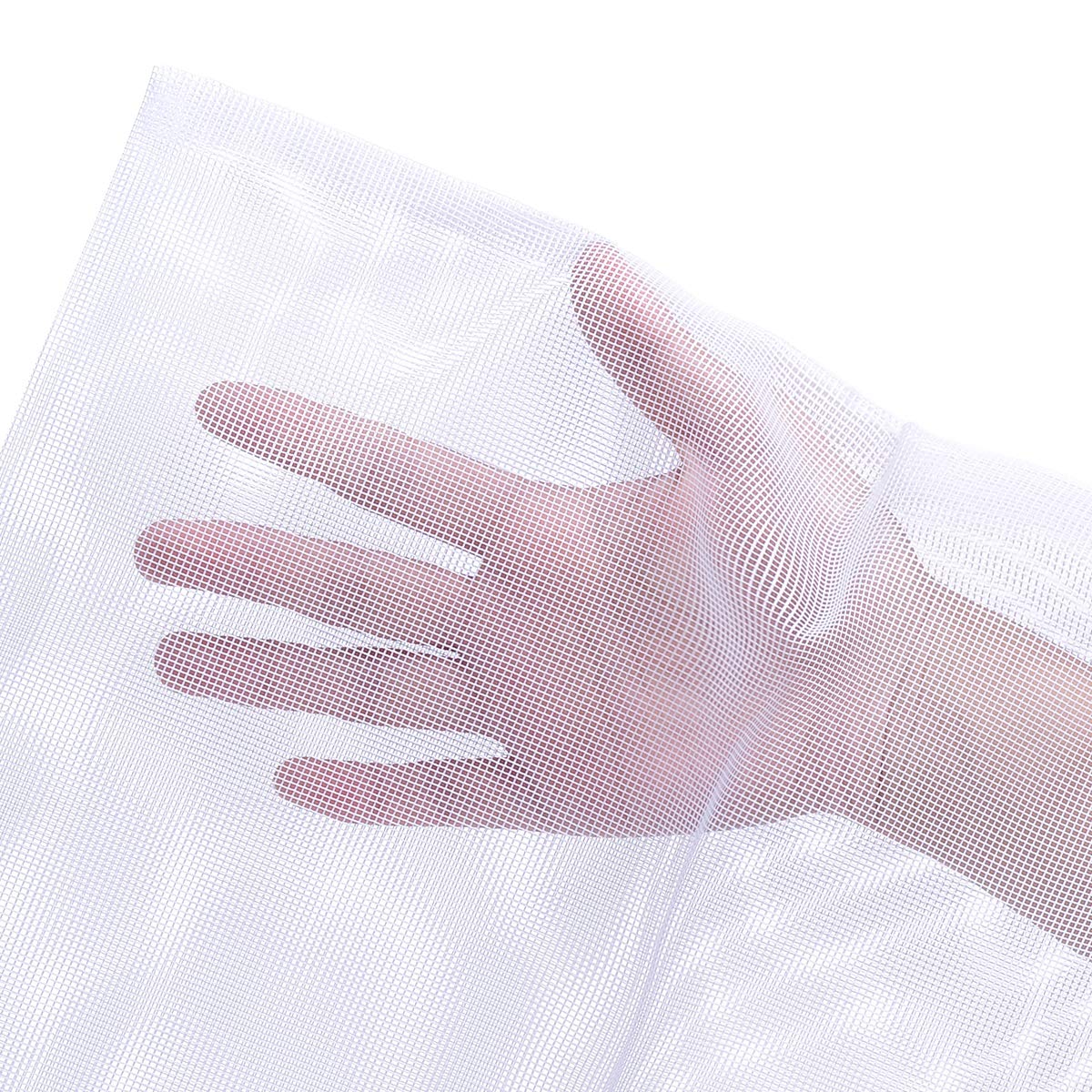 Jihaqua Aquarium Filter Bags Large - Reusable Fish Tank Filter Media Mesh Bags With Plastic Zipper (7.5 X 12 Inch (6 Pack))