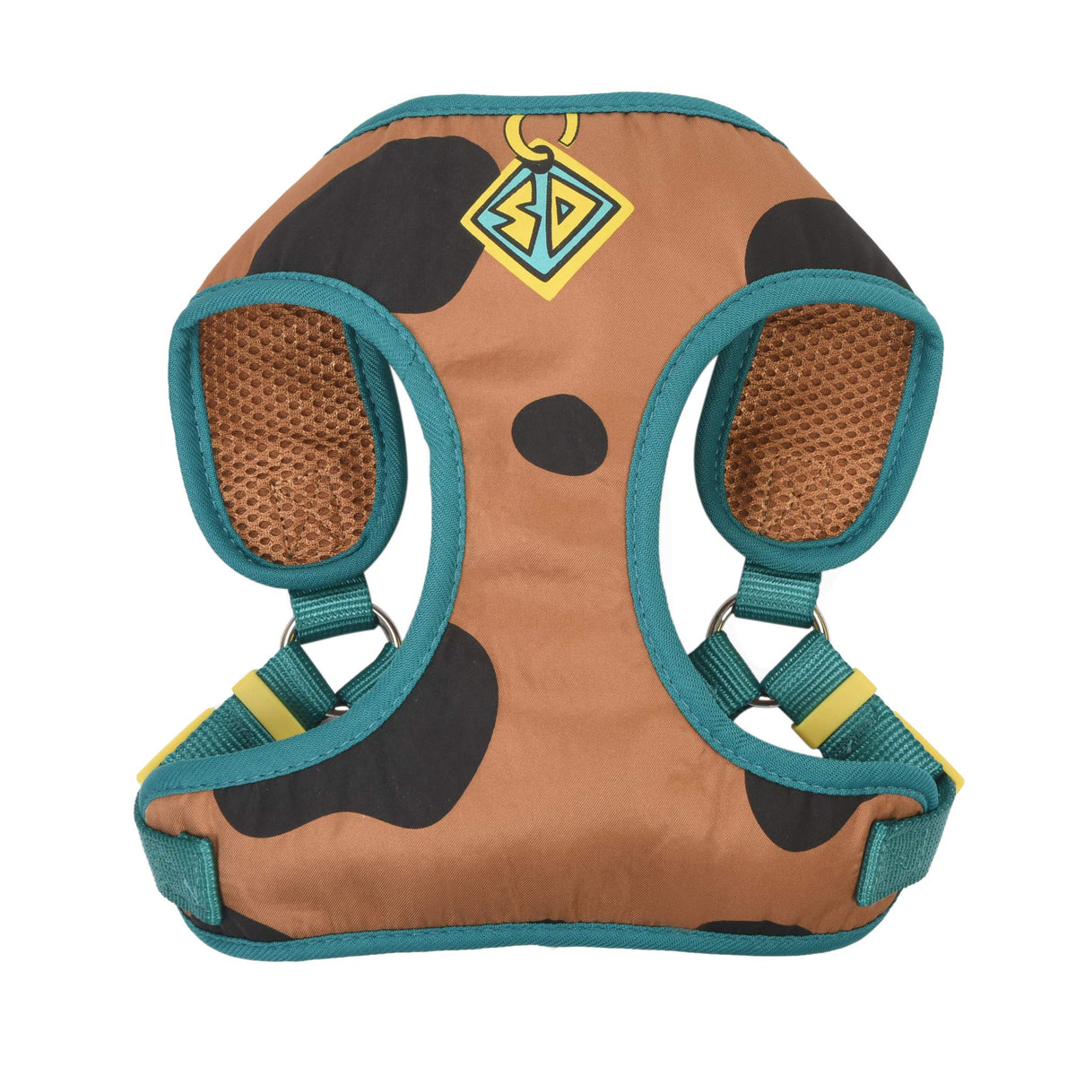 Scooby-Doo Warner Brothers Dog Harness | Soft And Comfortable Large Dog Harness Dog Harness No Pull Tan And Blue Dog Harness | C