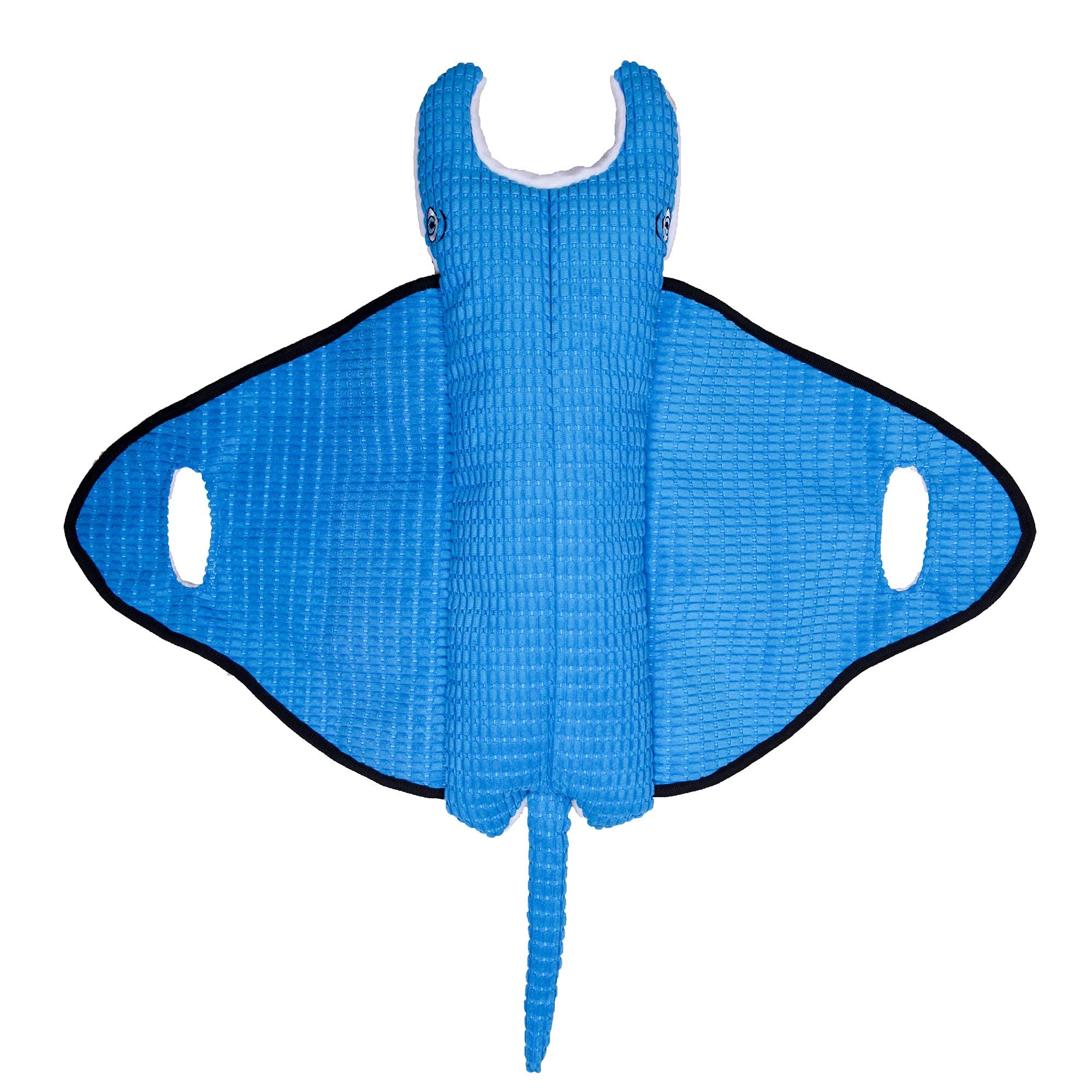 Smartpetlove Snuggle Puppy Tender-Tuffs - Yellow Stingray Tug Of War Plush Dog Toy - Great For Play And Interaction With Puncture Resistant Squeaker