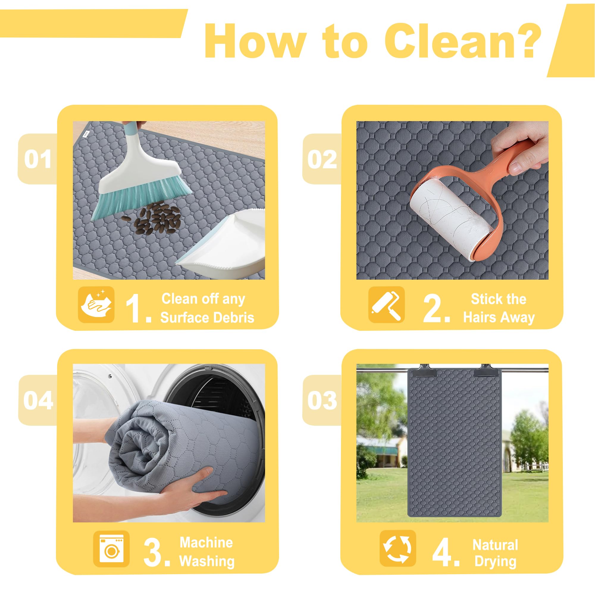 Guinea Pig Cage Liners, C&C 2X4 2 Pack Guinea Pig Bedding Washable, 59''x 31'' Waterproof Reusable & Anti Slip, Super Absorbent