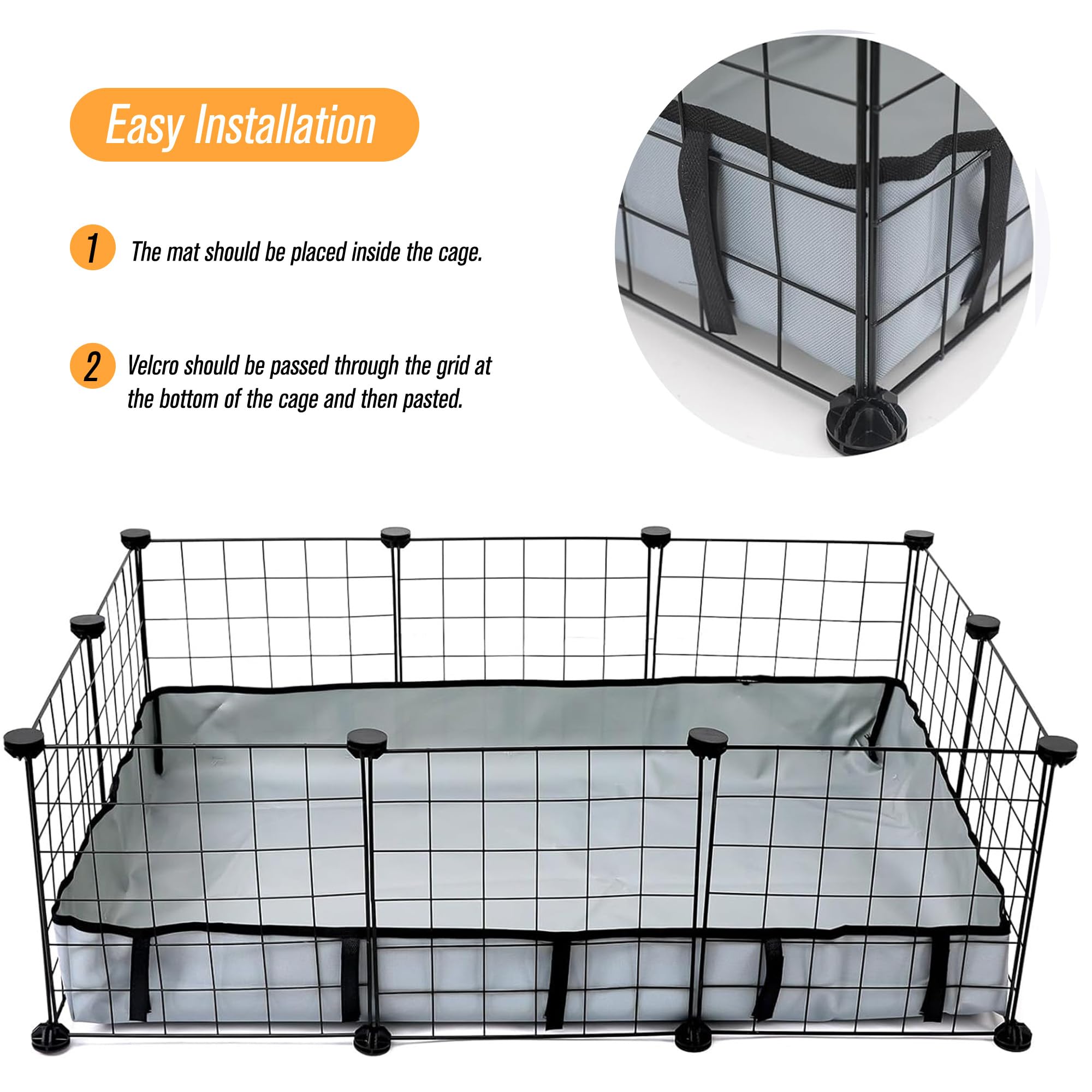 Dzwlkj Guinea Pig Cage Liner, Waterproof And Washable Base, 28'X42'