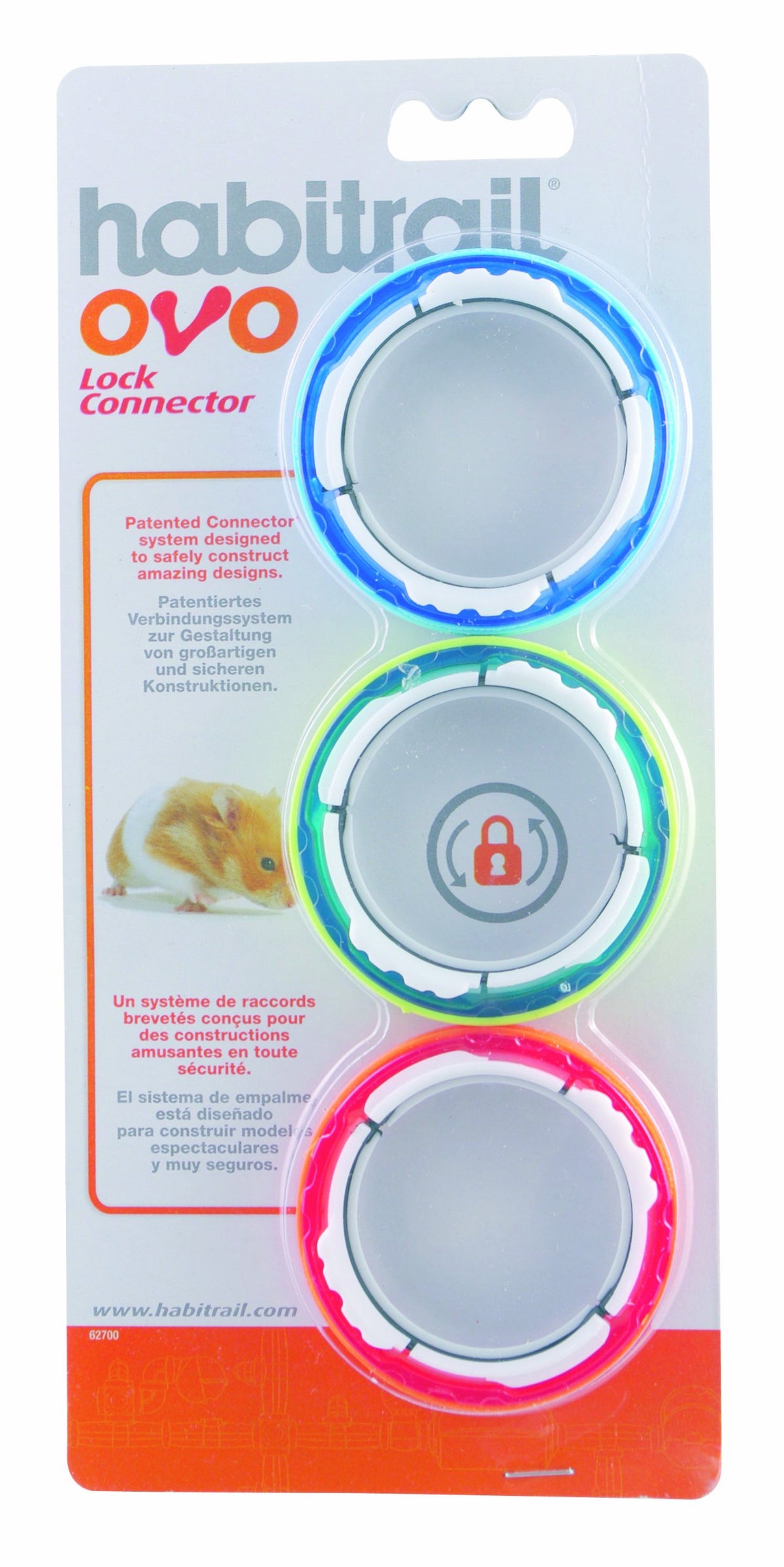 Habitrail Ovo Lock, Hamster Cage Accessories For Small Animal Habitats
