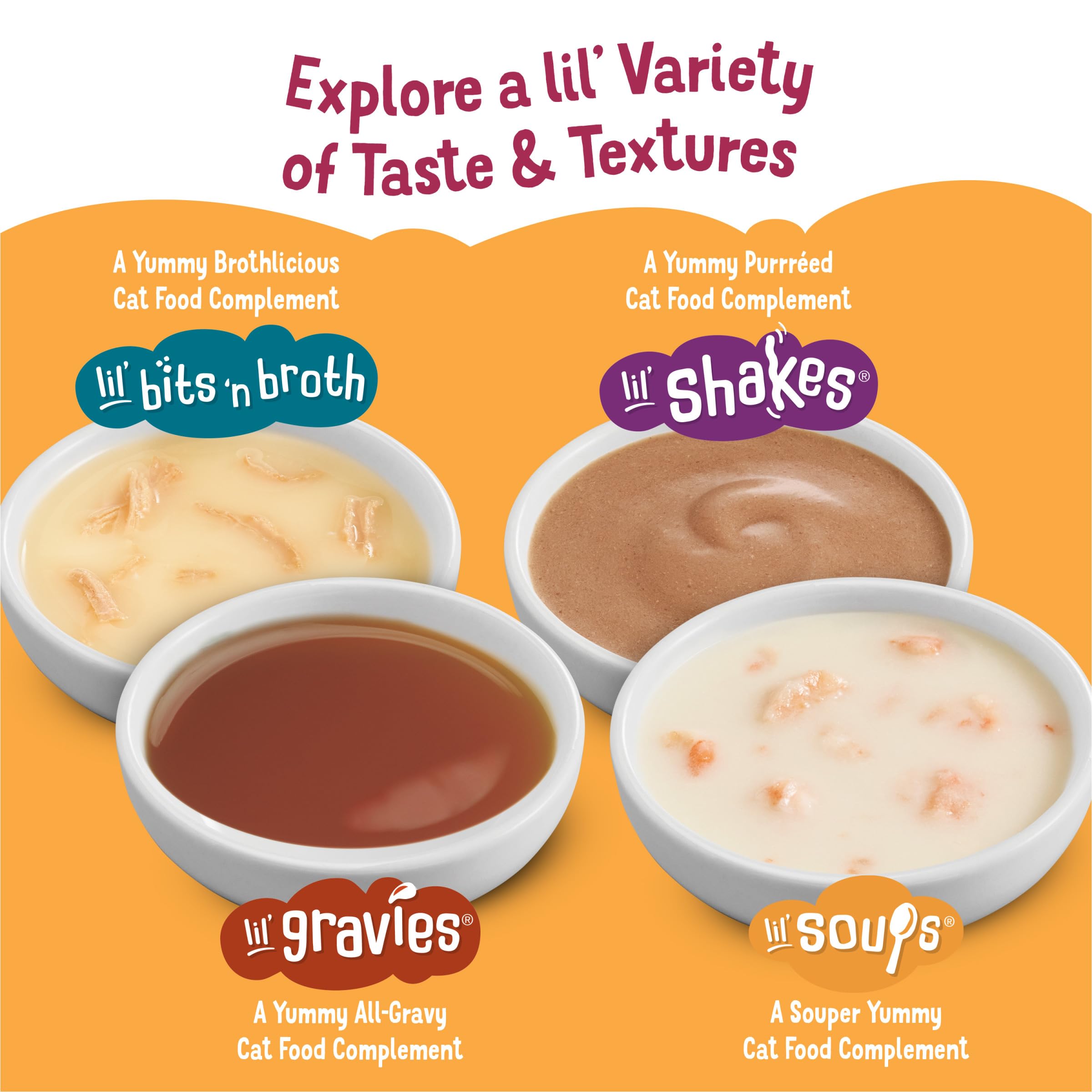 Purina Friskies Poultry Faves Broth and Gravy Cat Food Complements Variety Pack - 8 ct. Box