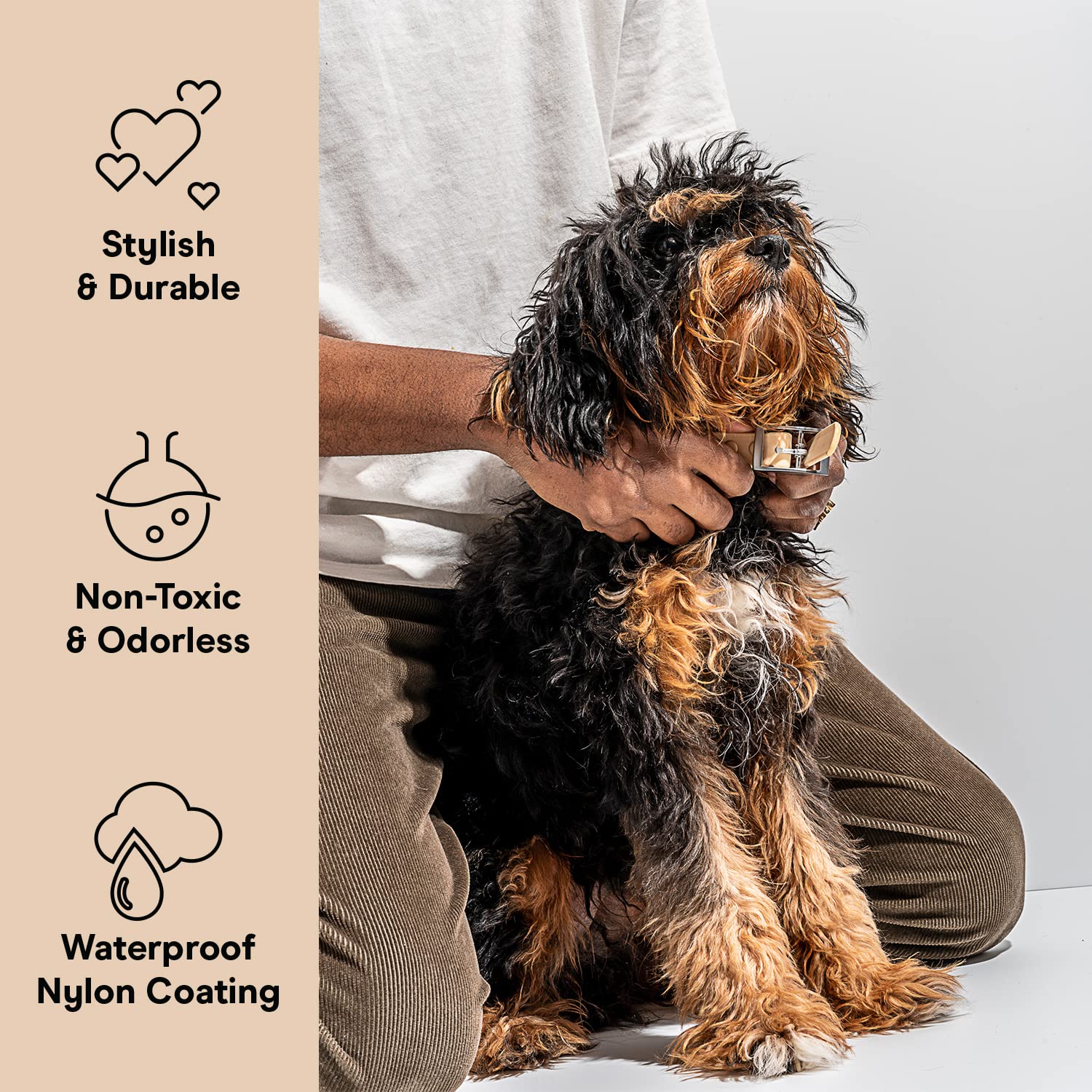 Wild One Dog Collar, The Original Easy-Clean, All Weather Flex-Poly Strap With Metal, Durable, Dirt And Odor Resistant, Size Xs,