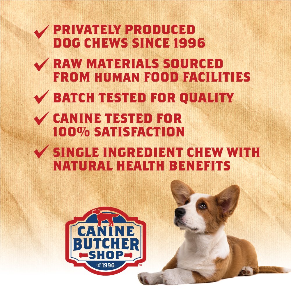 Canine Butcher Shop Duck Feet for Dogs (Pack of 30), Raised & Made in USA Dehydrated Duck Feet, All-Natural Dog Chews, Treats, S
