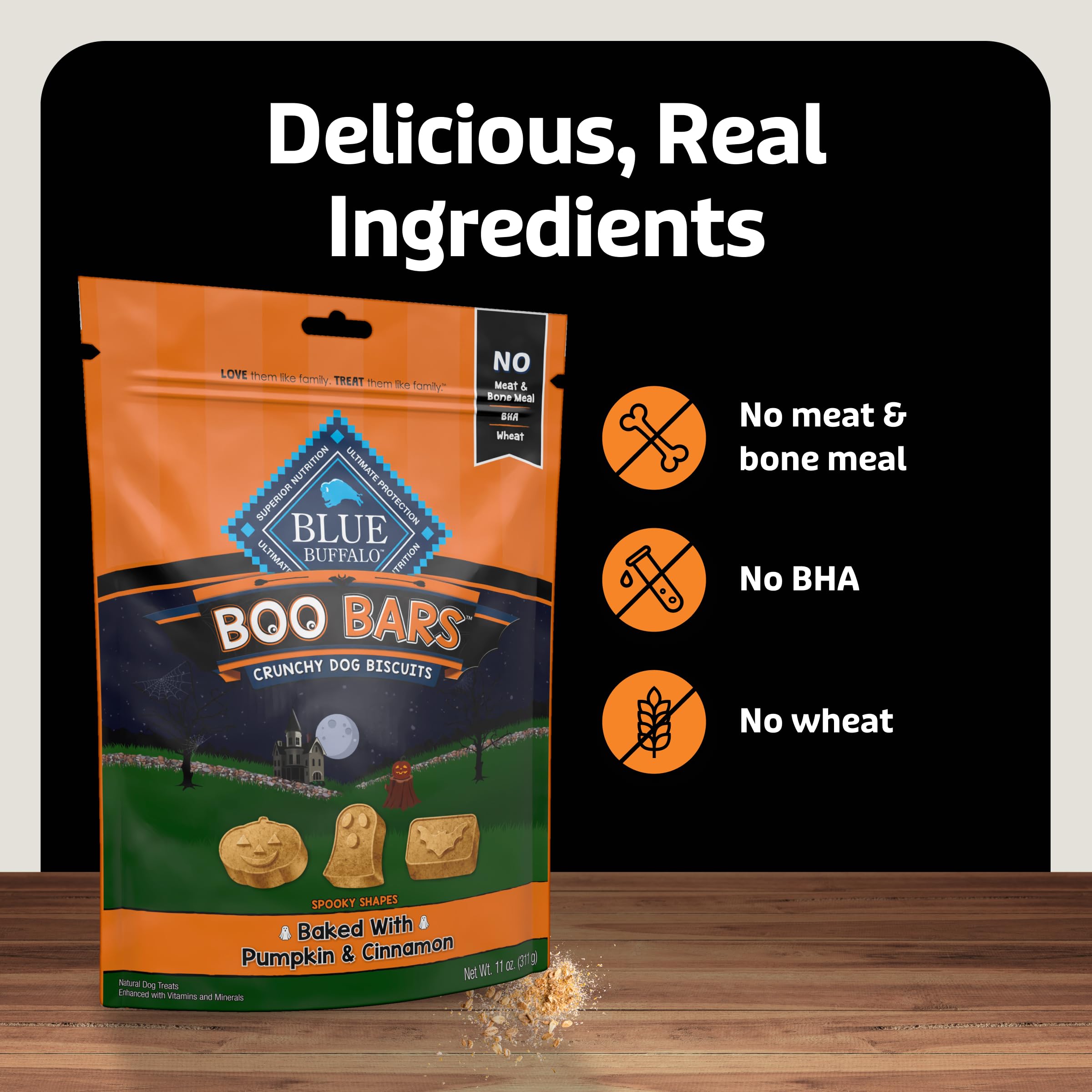 Blue Buffalo Boo Bar Pumpkin and Cinnamon 11oz.