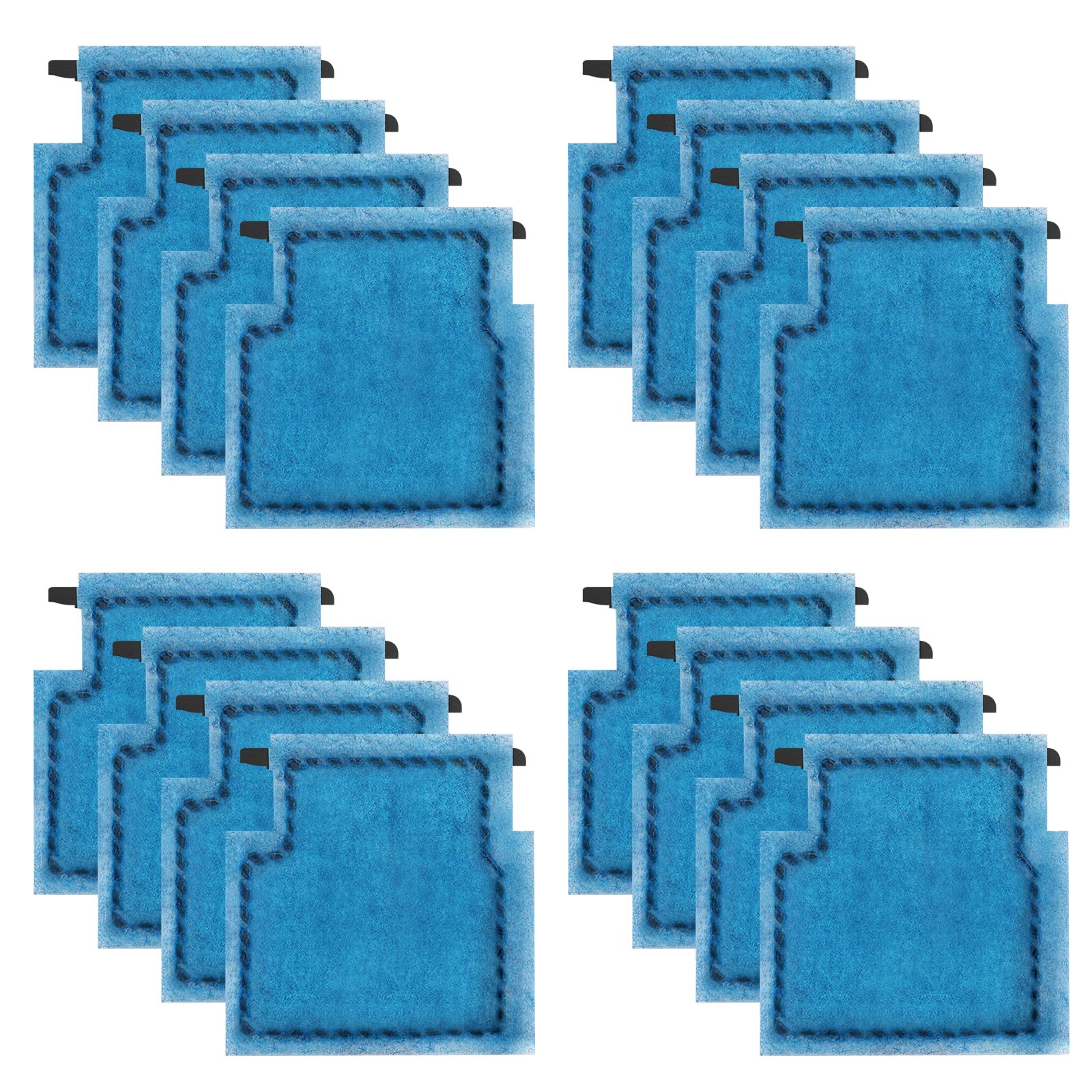 Xbbwmrs 16 Pcs Aquarium Filter Cartridge Compatiable With Aqua-Tech Filters (Ez-Change #1) Fish Tank Filter Cartridge Compatiabl