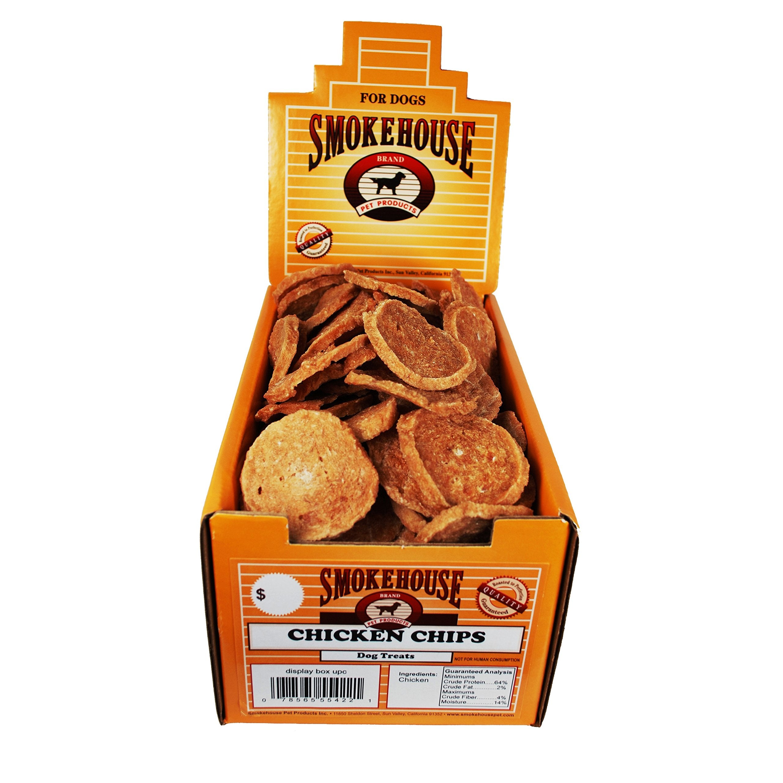 Smokehouse Chicken Chips Natural Dog Treats