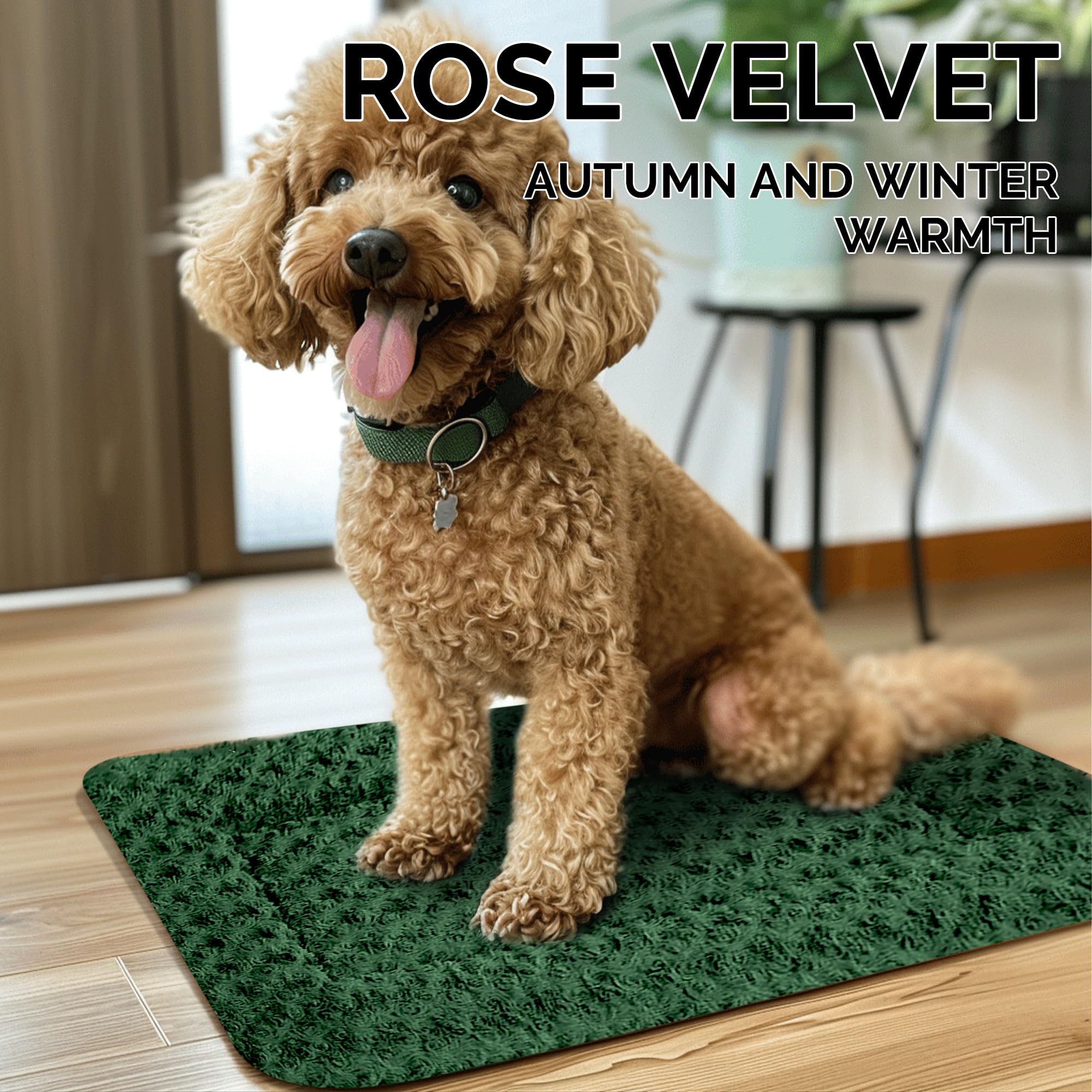 Dog Bed Mat - Comfortable Dog Kennel Pad, Multi-Purpose Dog Crate Bed & Dog Bed Mats For Dogs & Cats - Soft Dog Crate Mat & Dog