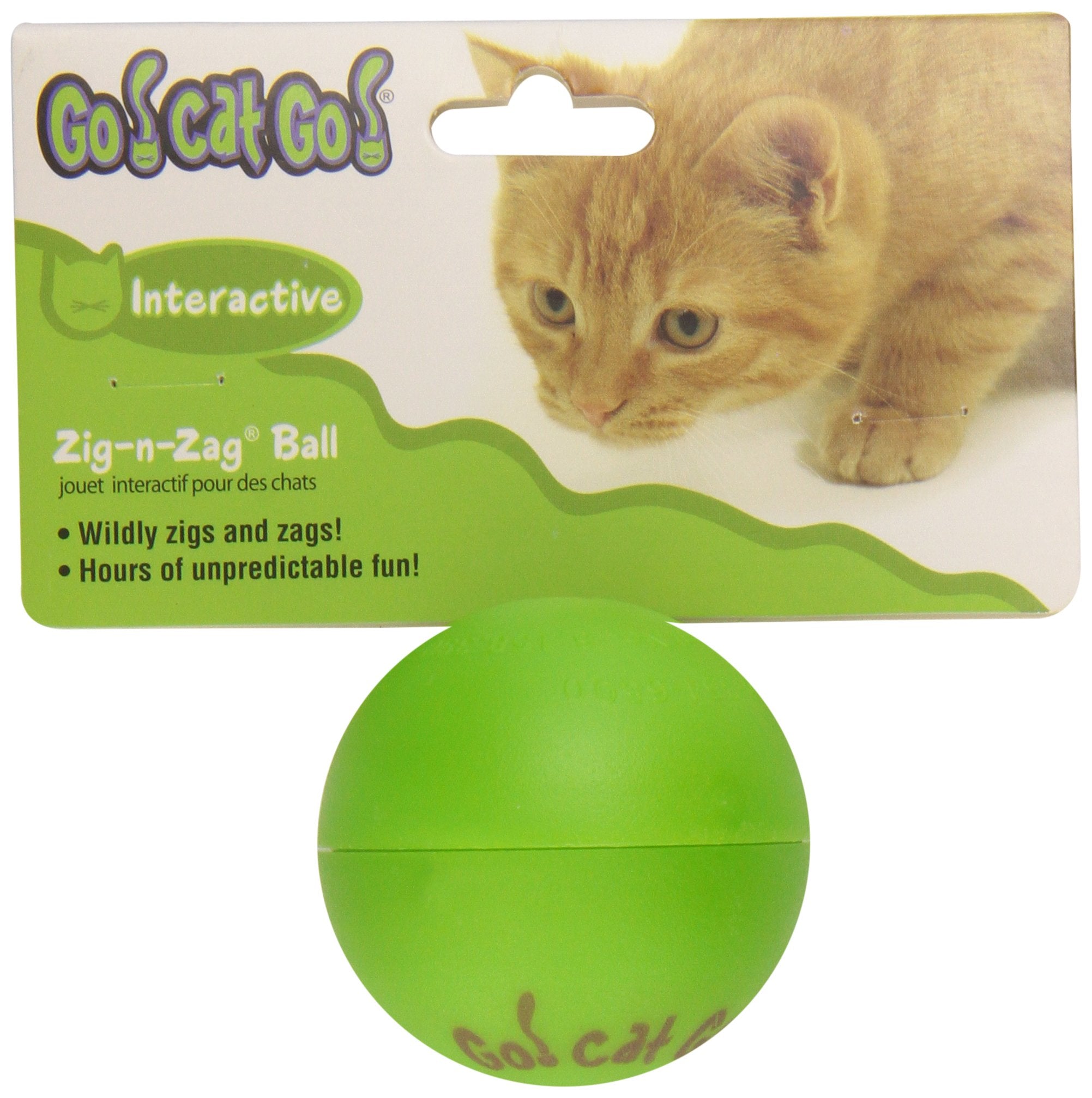 Ourpet'S Zig-N-Zag Ball Cat Toy