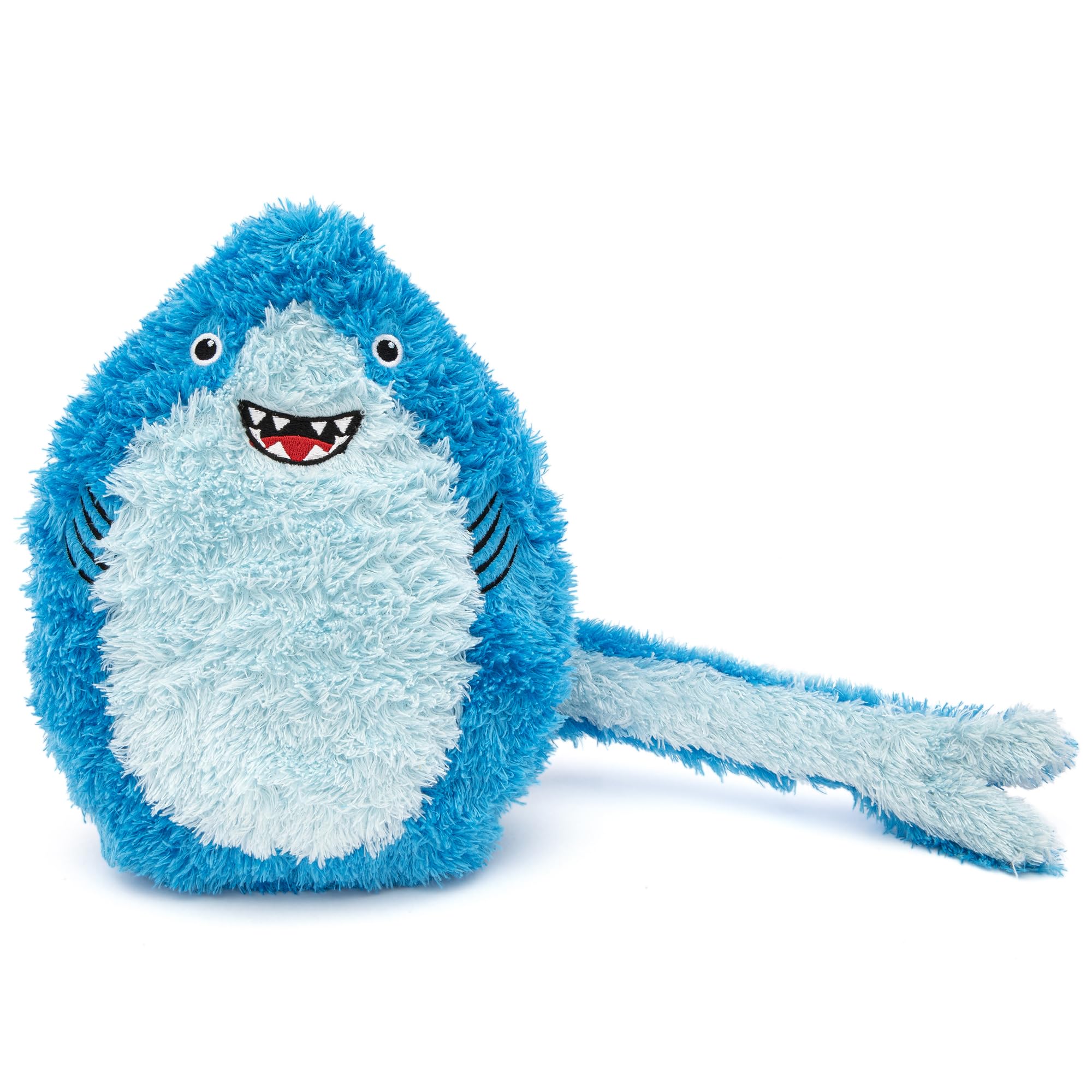 GURU Pet: Hide-A-Tail: Shark - Large - Blue Plush Dog Toy, Hides-Dispenses Treats, Squeaks & Crinkles, Soft Animal Character, Tu