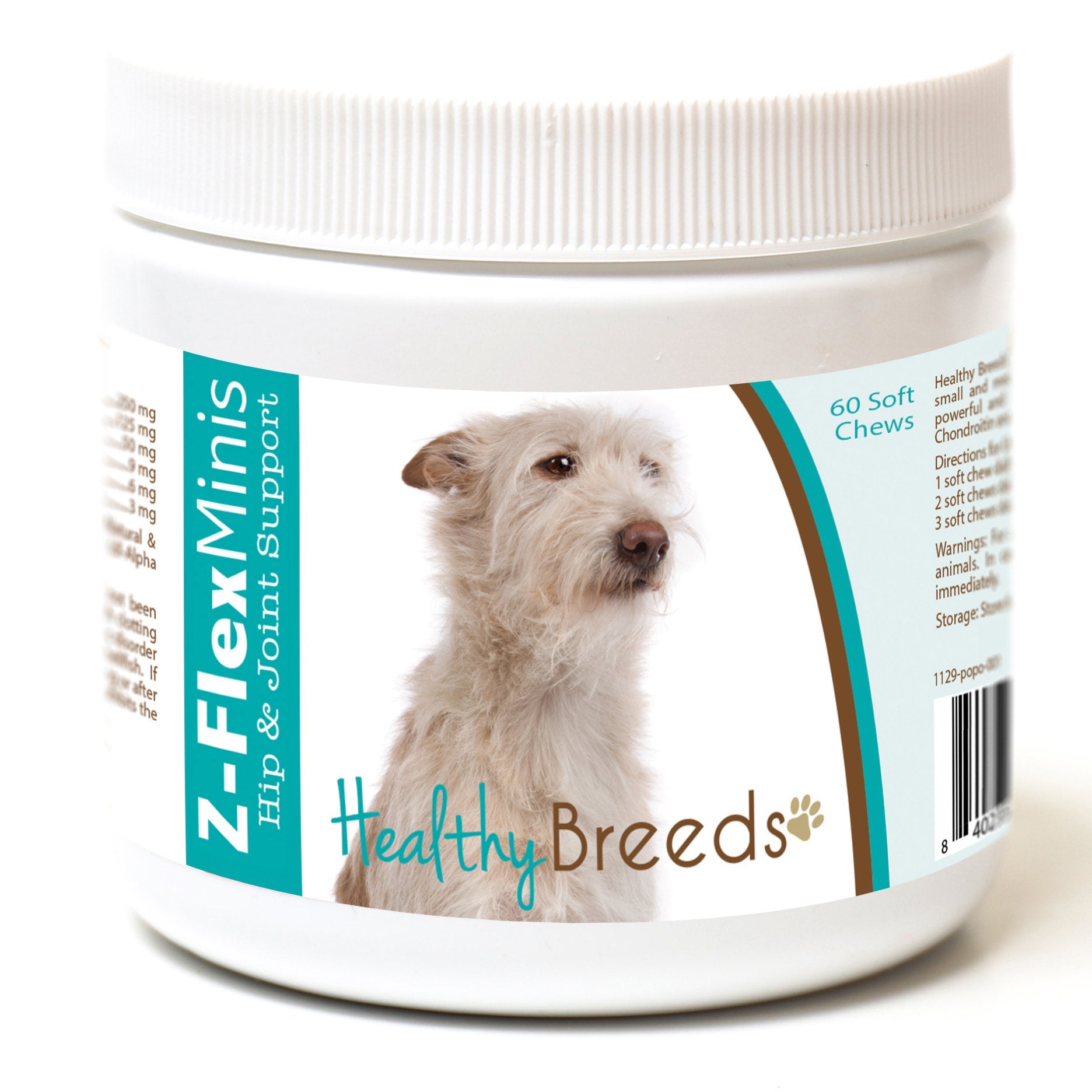 Healthy Breeds Portuguese Podengo Pequeno Z-Flex Minis Hip and Joint Support Soft Chews 60 Count