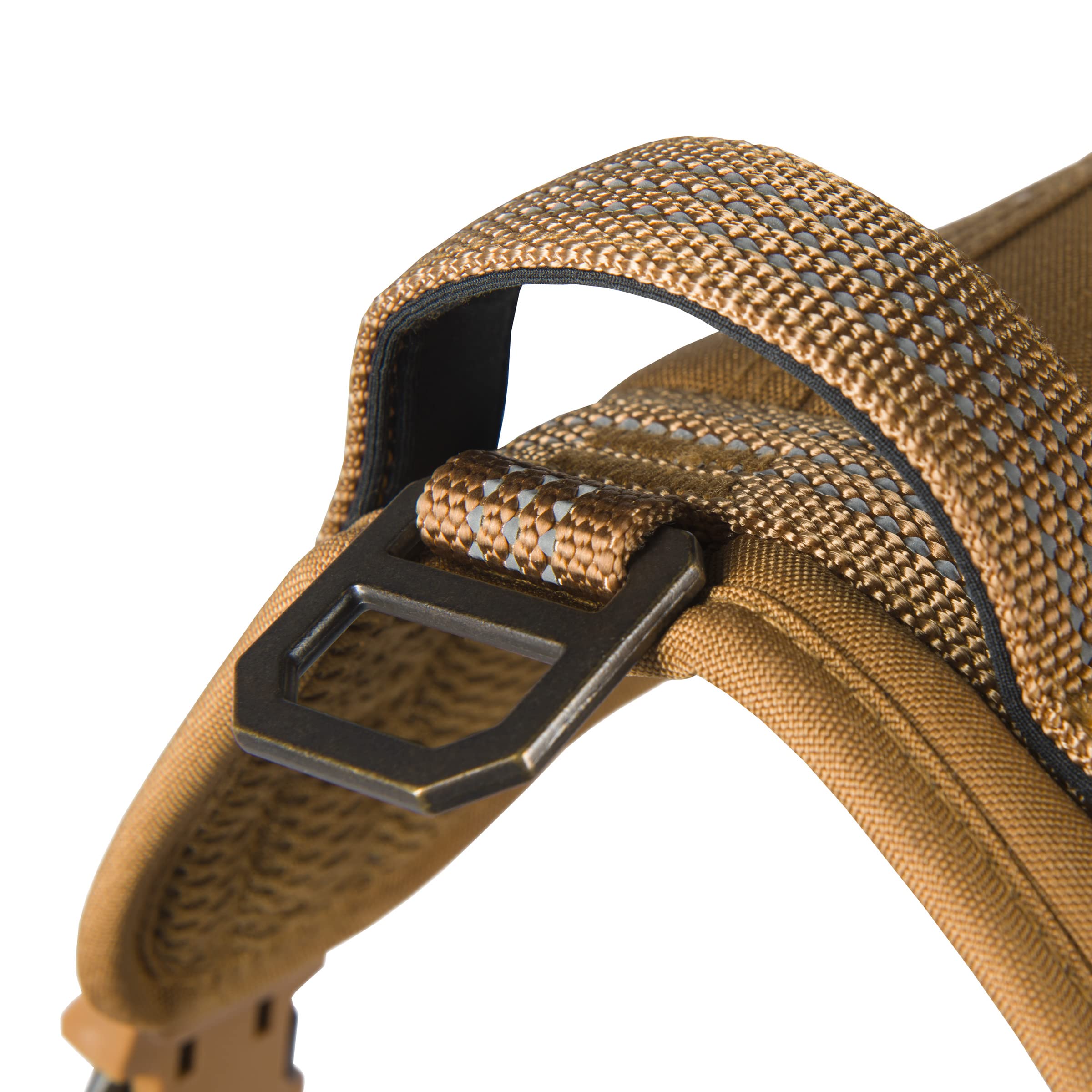 Carhartt Nylon Duck No Pull Dog Harness, Fully Adjustable Dog Harness With Quick Control Handle And Reflective Accents, Carhartt