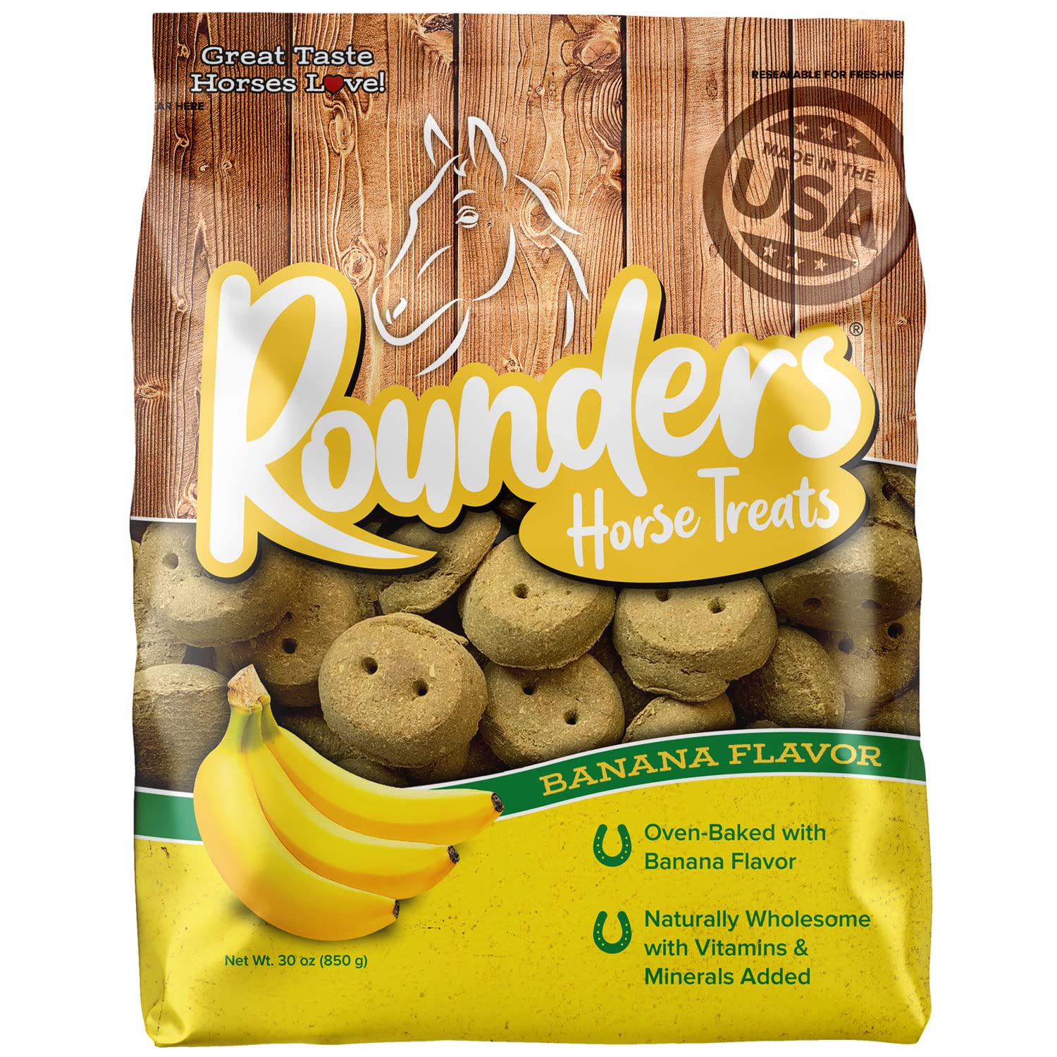 Banana Rounders Horse Treat 30 oz (850 g)
