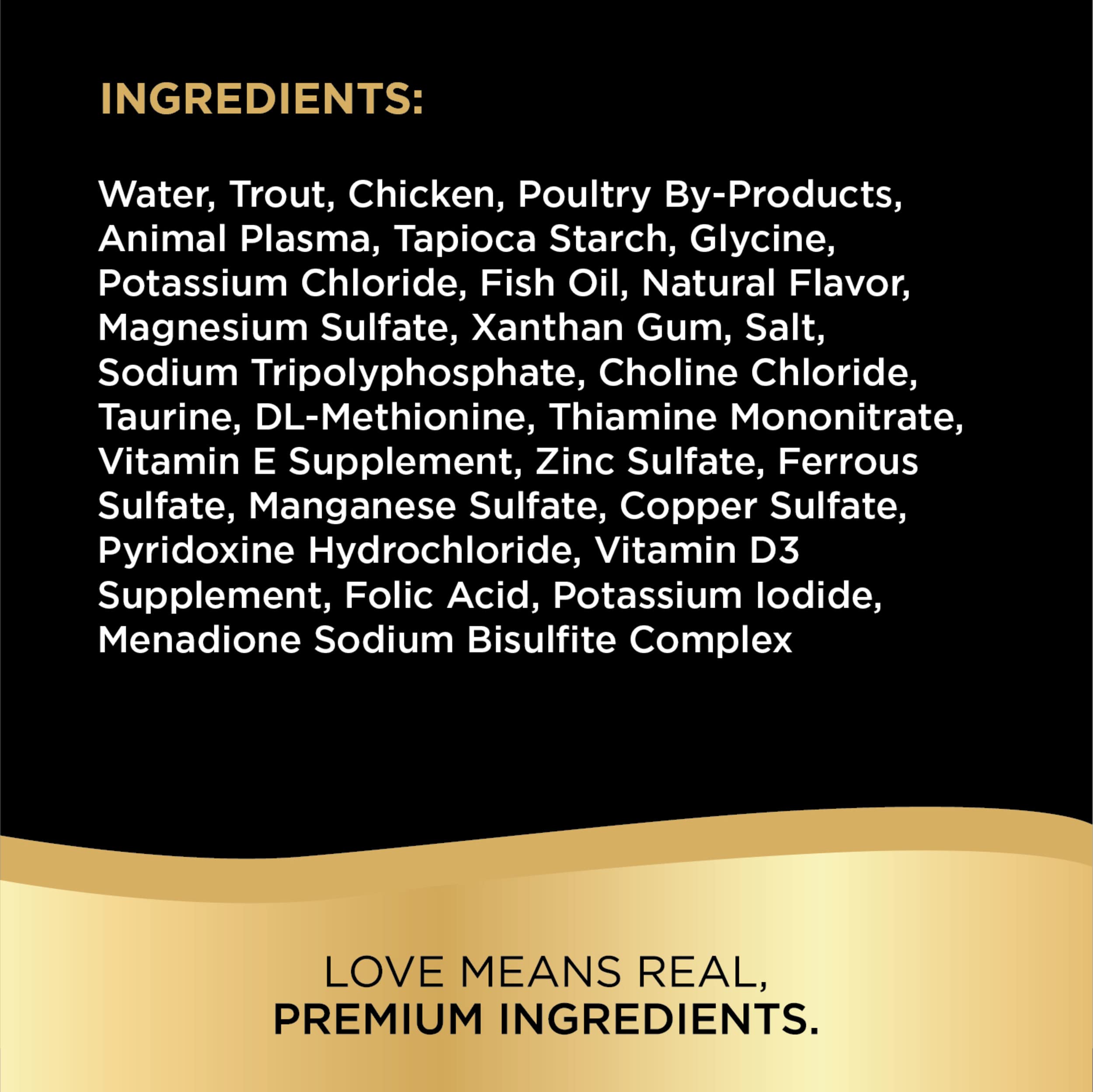Sheba Perfect Portions Wet Cat Food Cuts in Gravy Tender Trout Entree, 2.6 oz., Twin-Pack Trays (24 Count, 48 Servings)
