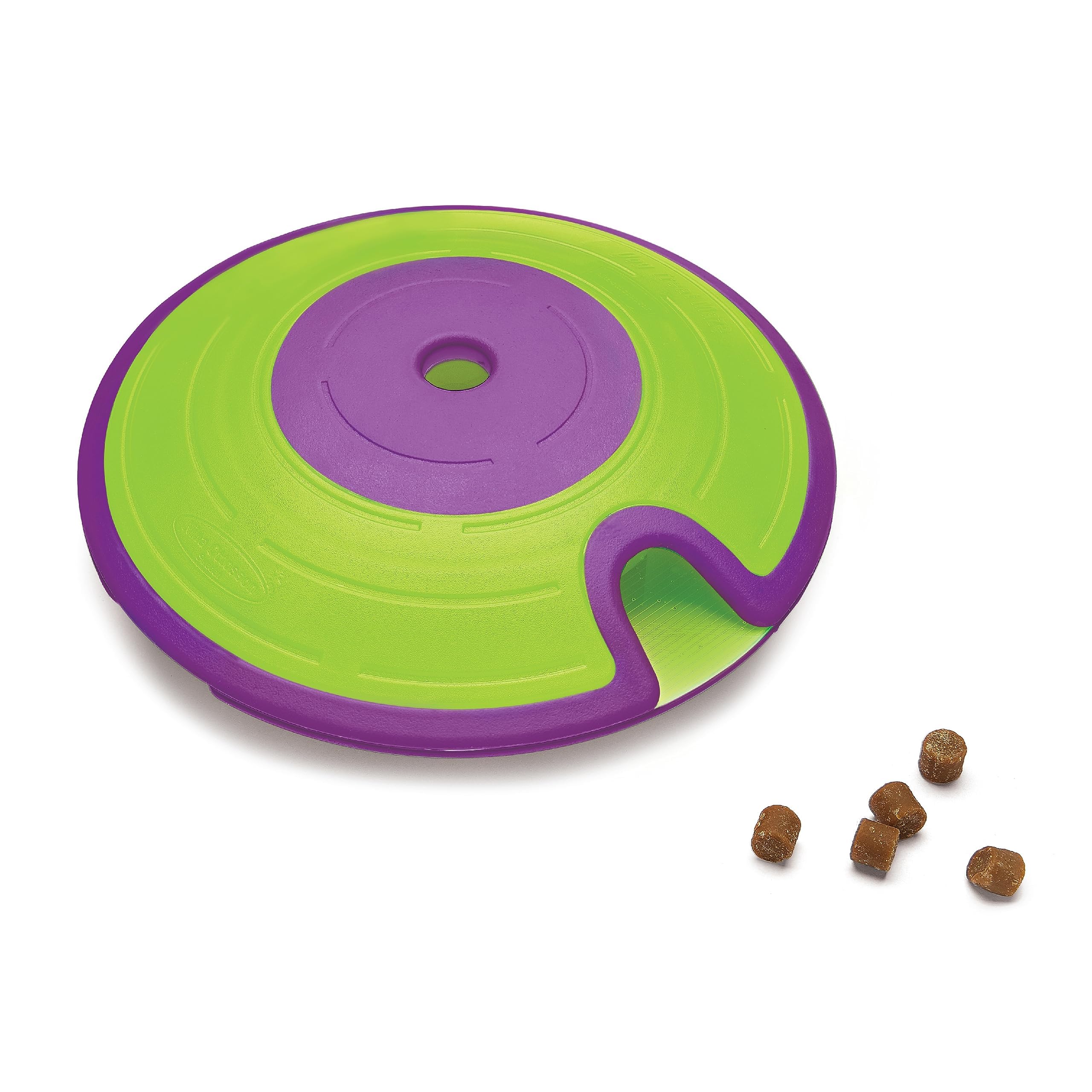 Outward Hound by Nina Ottosson Dog Treat Maze Dog Puzzle Enrichment Toy, Level 2 Intermediate, Green