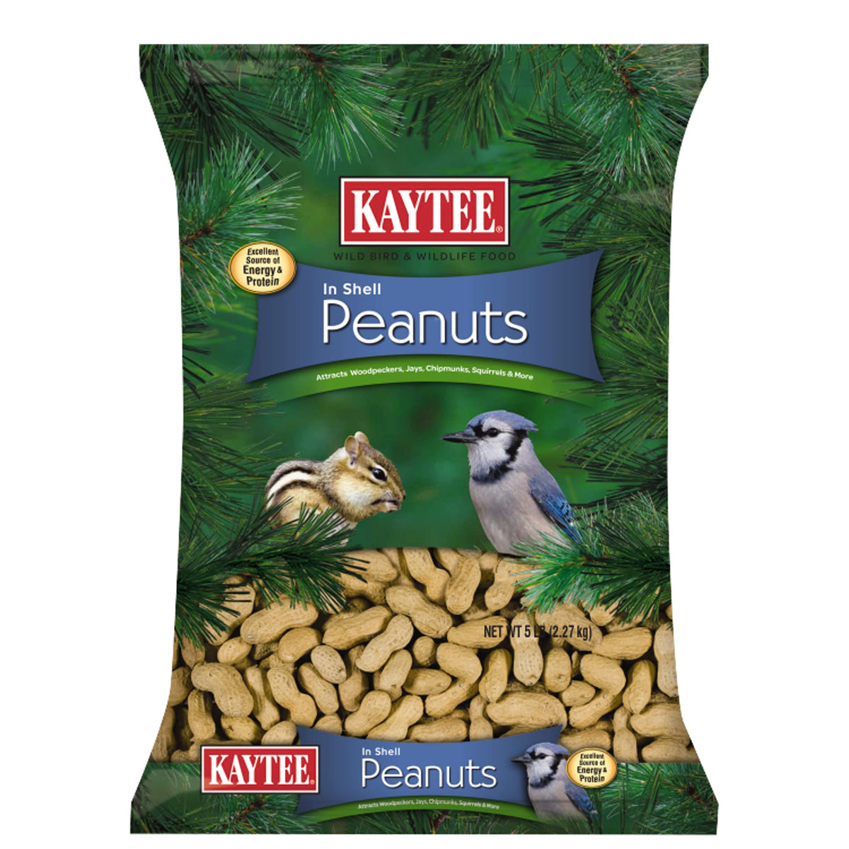 Kaytee Peanuts In Shell For Squirrels, Woodpeckers, Nuthatches, Jays, Towhees, Cardinals, Indigo Buntings, And Other Wild Birds,
