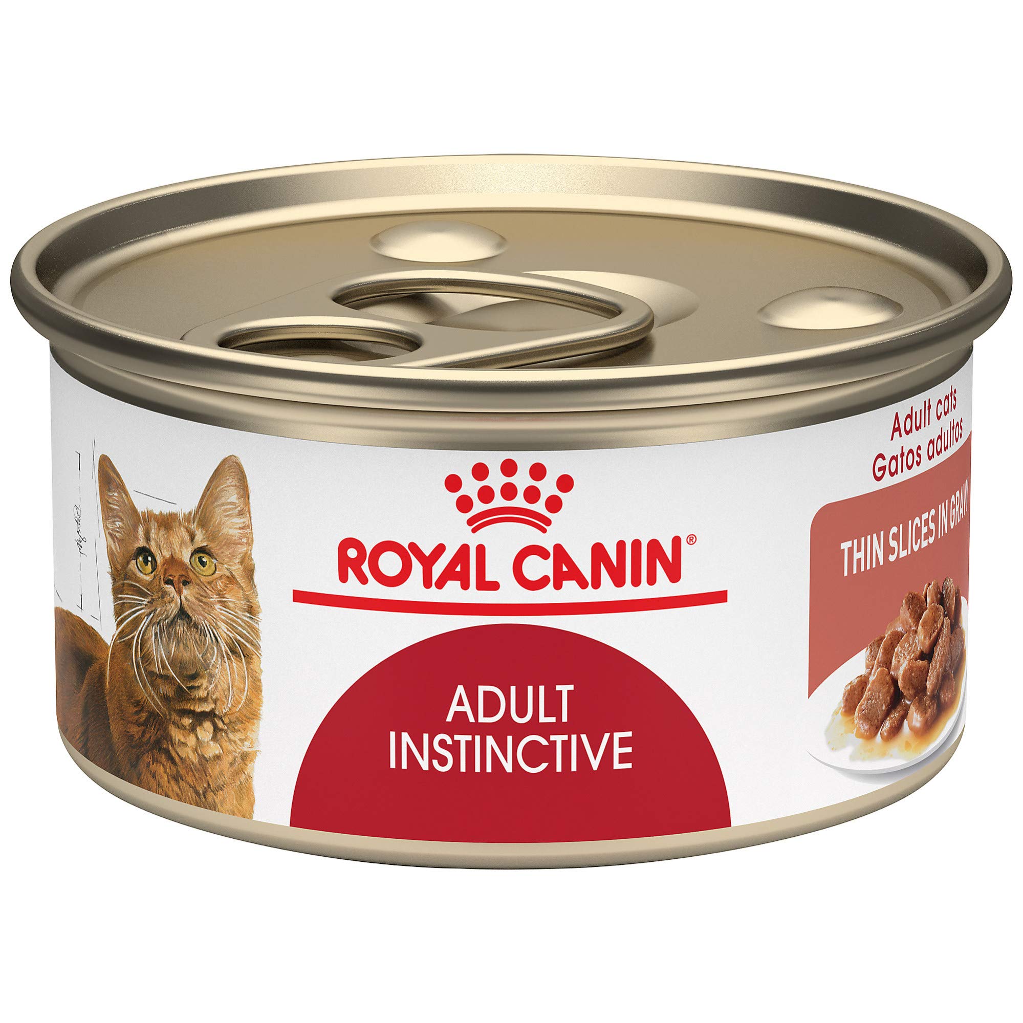Royal Canin Adult Instinctive Thin Slices in Gravy Wet Cat Food, 3 oz can (12-count)