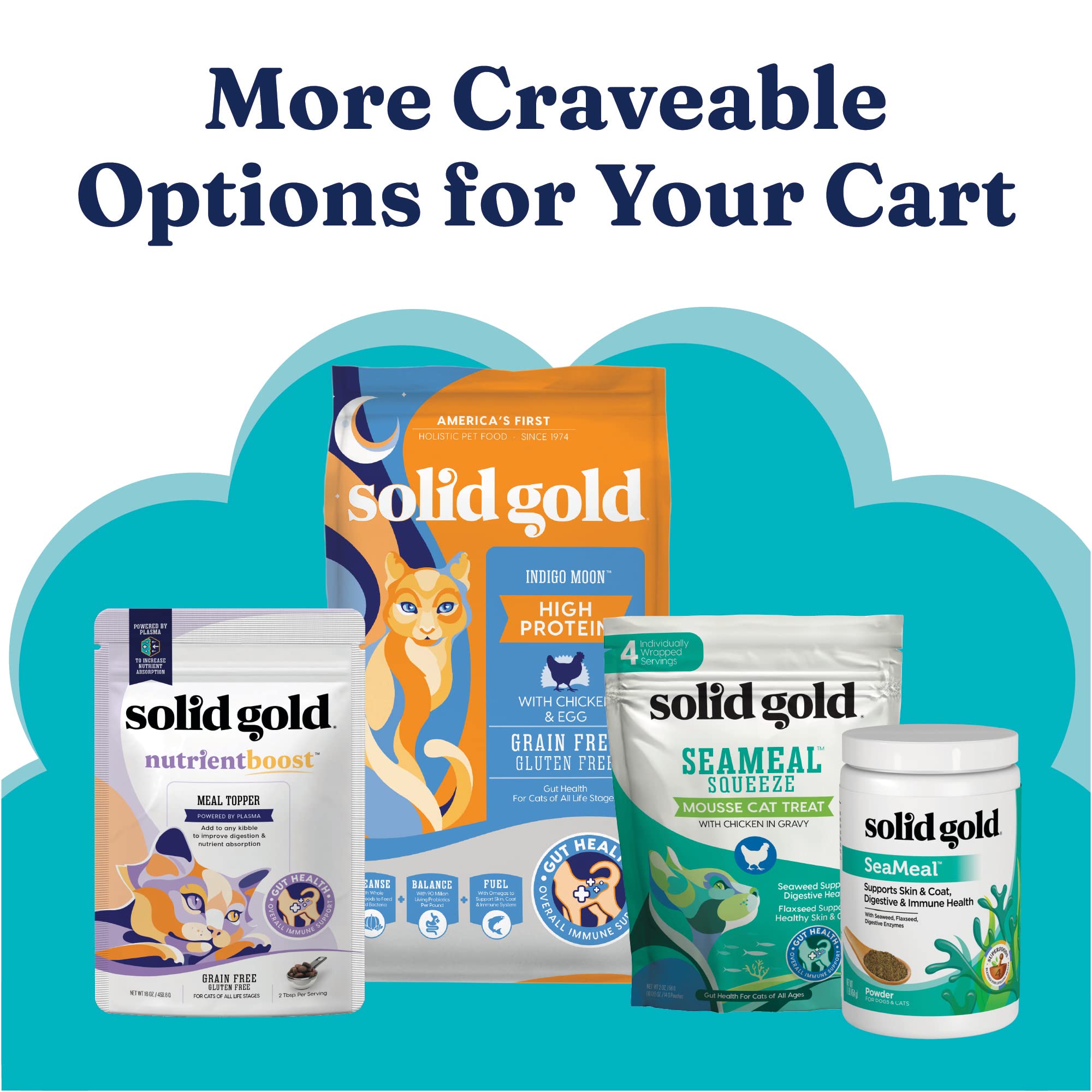 Solid Gold Wet Cat Food Pate - Real Chicken & Coconut Oil, Grain-Free, High Protein, 3oz (Pack of 24), Ideal for Adult & Senior Cats