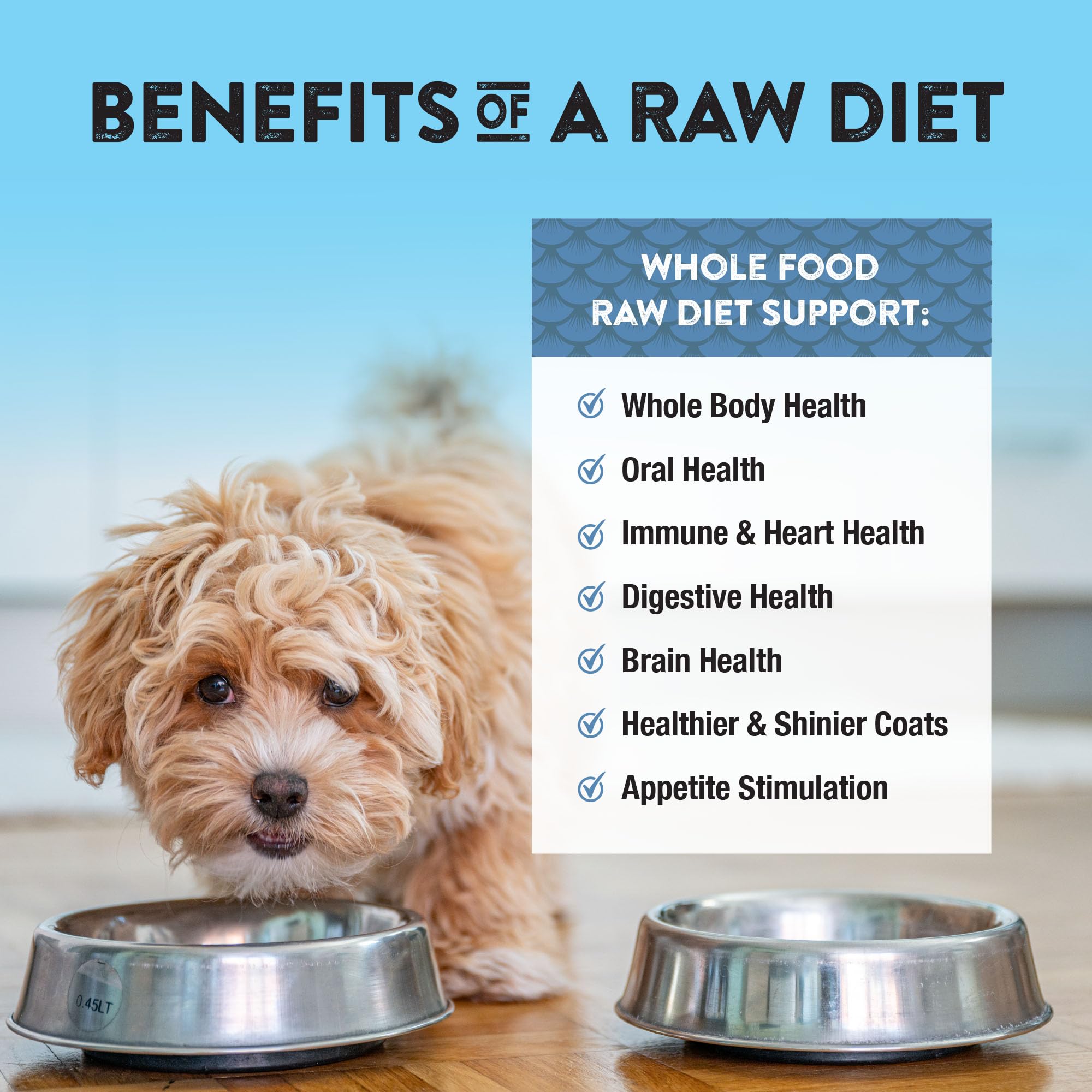 Northwest Naturals Freeze-Dried Whitefish & Salmon Dog Food - Bite-Sized Nuggets - Grain-Free, High-Protein, Raw Diet, Human-Gra