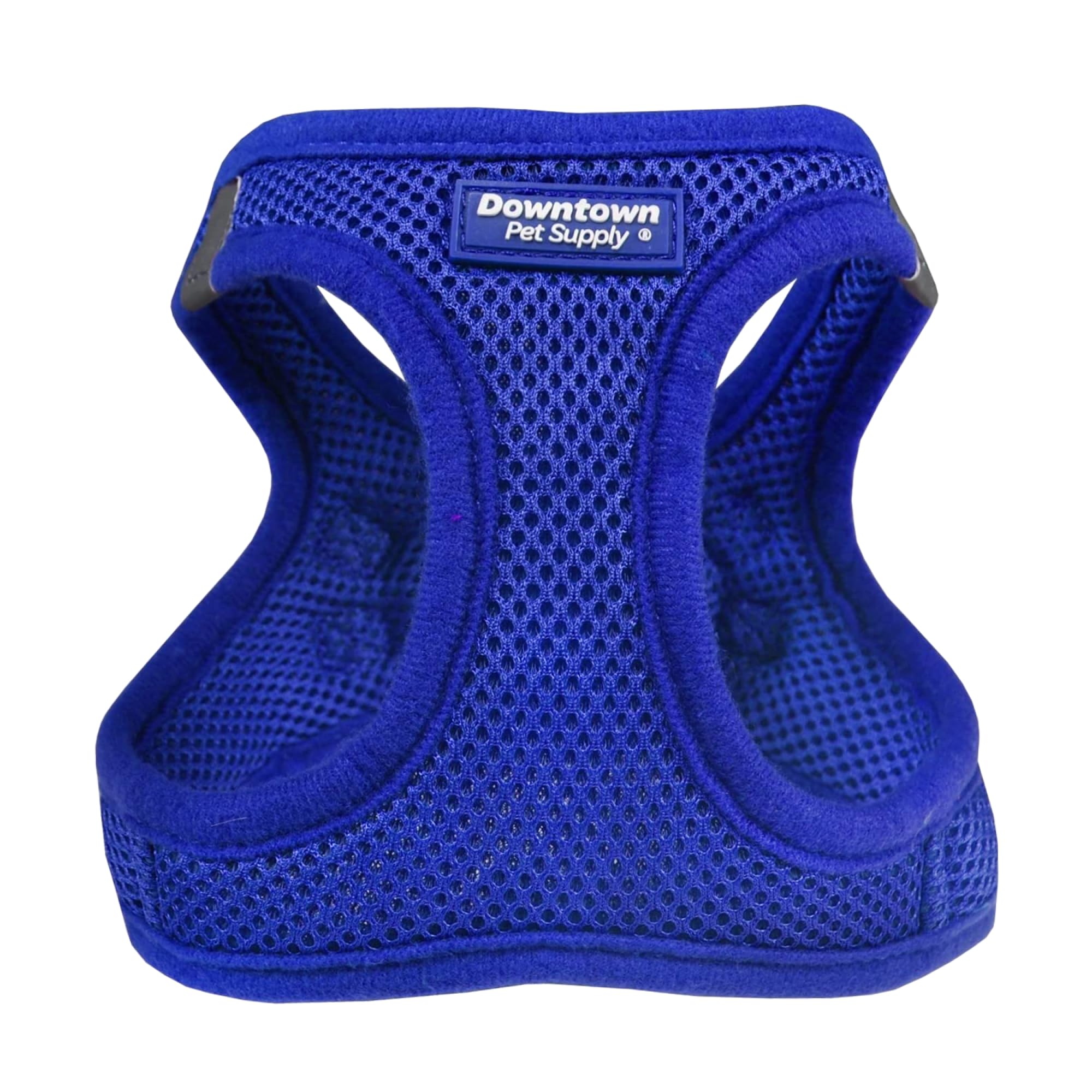 Downtown Pet Supply Step In Dog Harness For Small Dogs No Pull, Large, Blue - Adjustable Harness With Padded Mesh Fabric And Reflective Trim - Buckle Strap Harness For Dogs