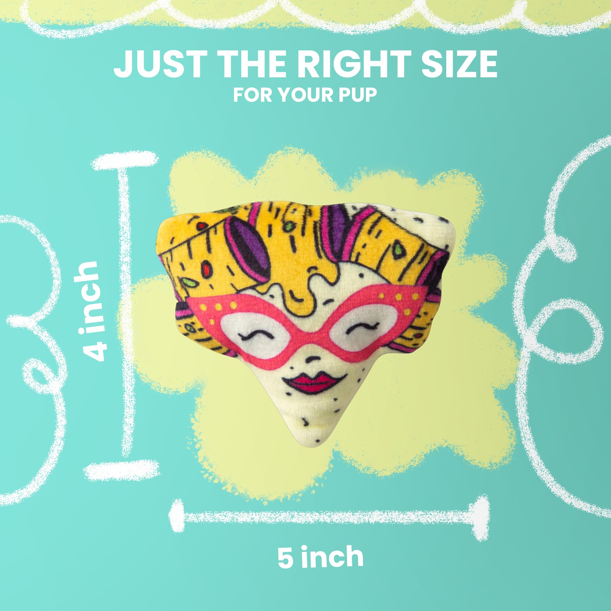 Snug Arooz Nacho Kitty Plush Cat Toy With Catnip Inside & Repair Patch - Crinkle Sounds & Squeaker - Engaging And Fun Toy For Ac