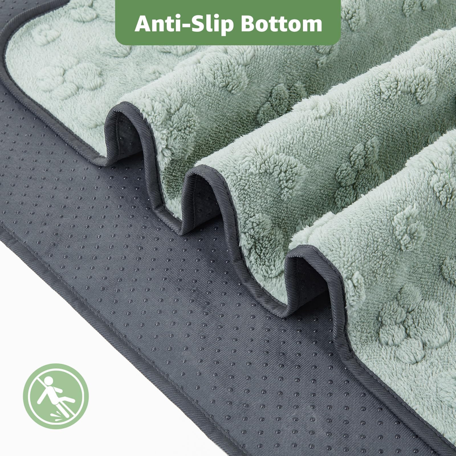 Loobani Washable Pee Pads For Dogs: 72'X72' Super Absorbent Reusable Dog Pee Pads Extra Large, Waterproof And Leakproof Whelpi