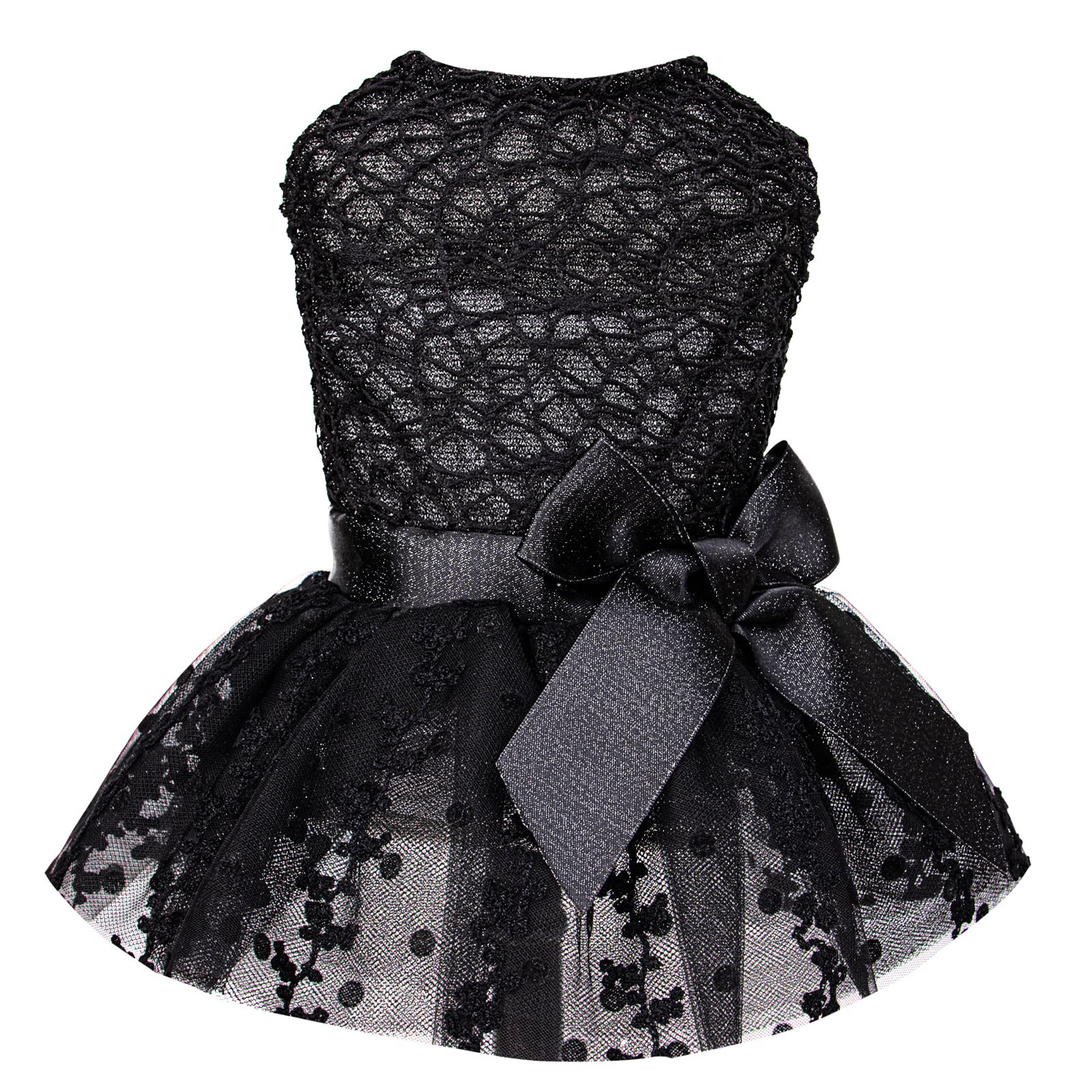 Cutebone Dog Birthday Dress Girl Puppy Skirt Tutu Cat Wedding Outfit Pet Party Clothes For Small Dogs Costume Dd15L