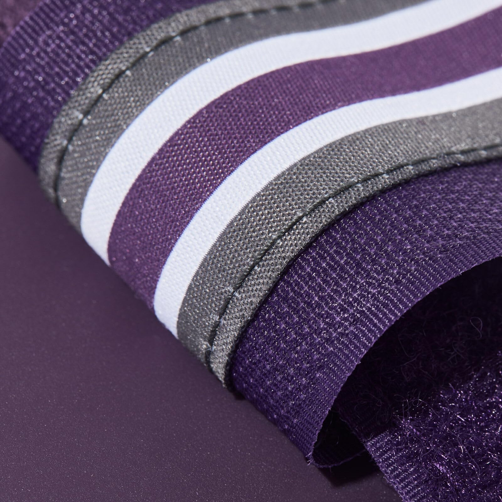 Horze Adepto Open Front Tendon Boots | Durable Shell With Neoprene Lining - Blackcurrant Purple - Pony