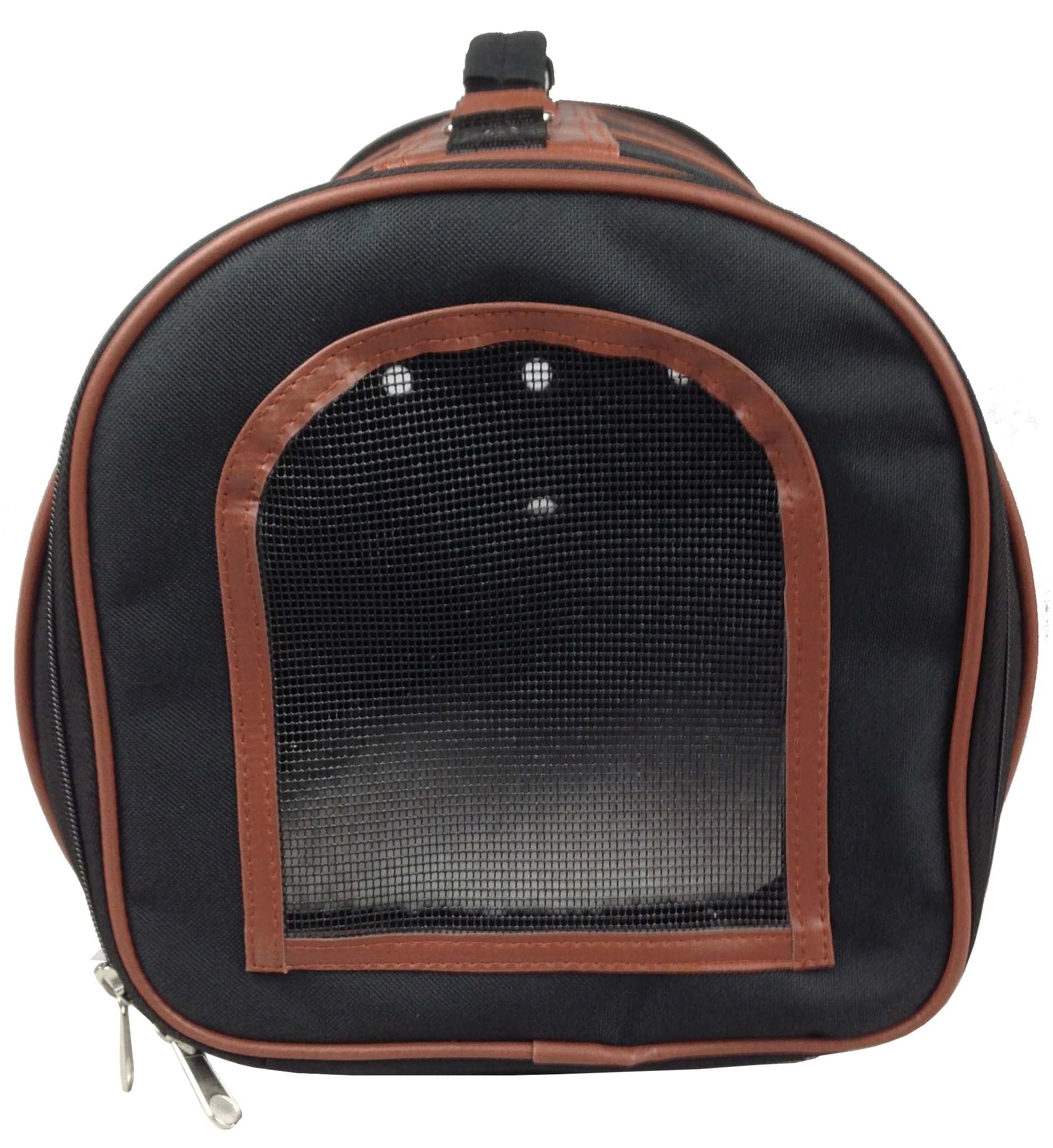 Pet Life Airline Approved Cynlider Fashion Pet Carrier - Airline Approved Travel Dog Carrier for Small Dogs and Cats