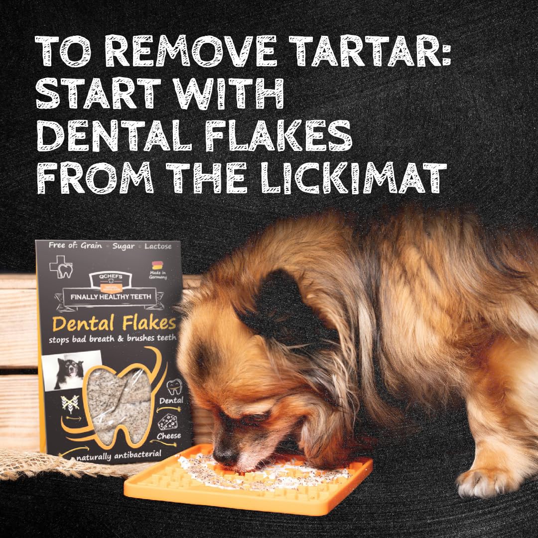 QCHEFS Sizzles for Dogs - One Month Supply Oral Health Snack with Amino Acids - Brown - Model QC1SIZ101DE