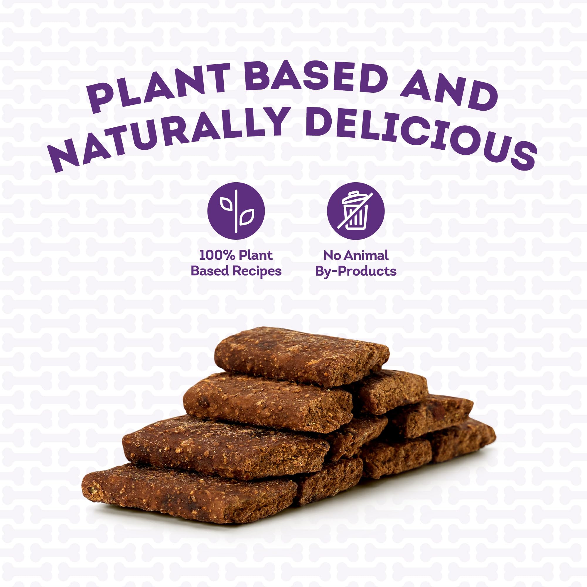 Treatly PlantWise Sweet Potato & Berries Vegan Bars Dog Treats - Plant Based Dog Snacks - 5oz/1 Pack