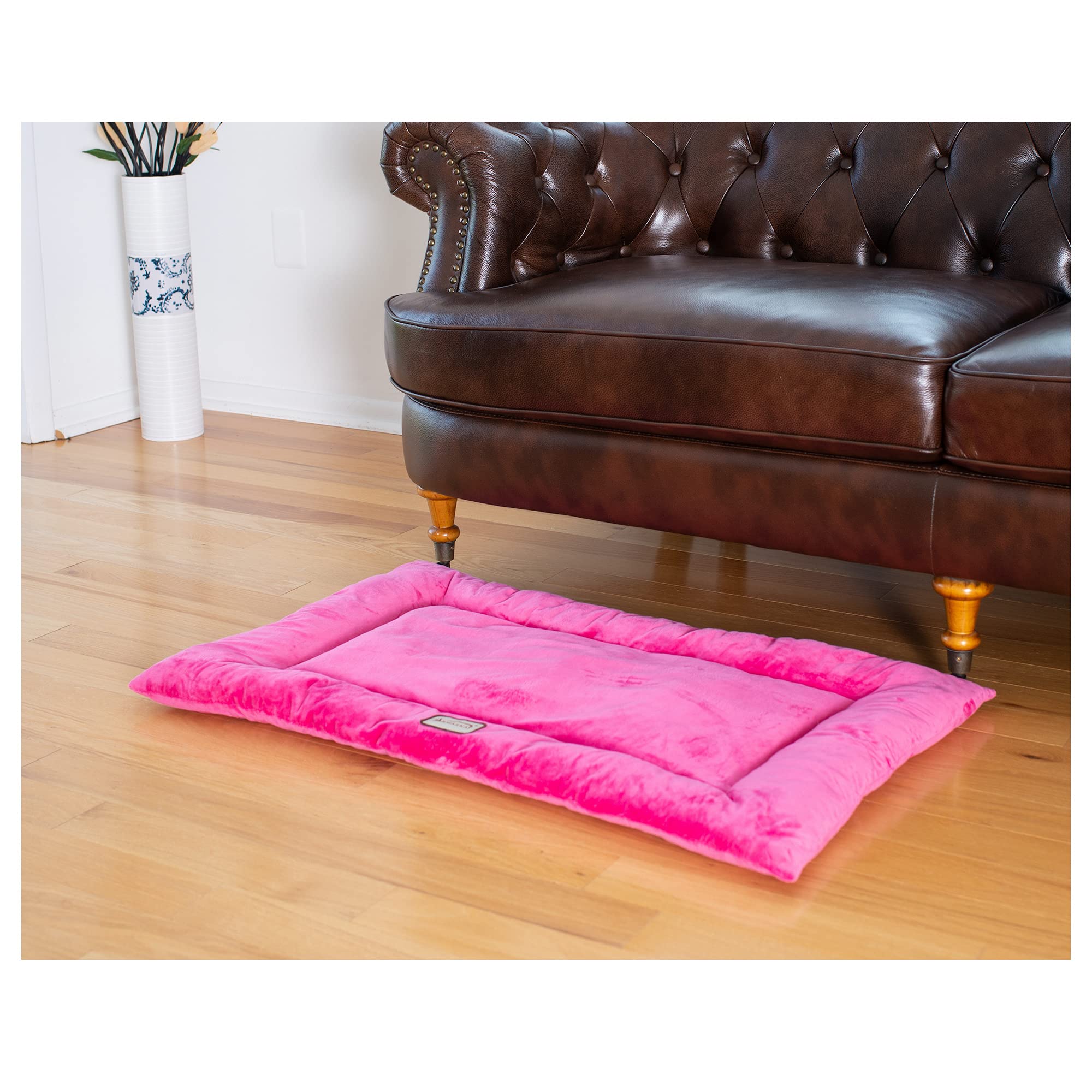 Armarkat Pet Bed Mat 27-Inch By 19-Inch By 2.5-Inch M01-Medium, Pink