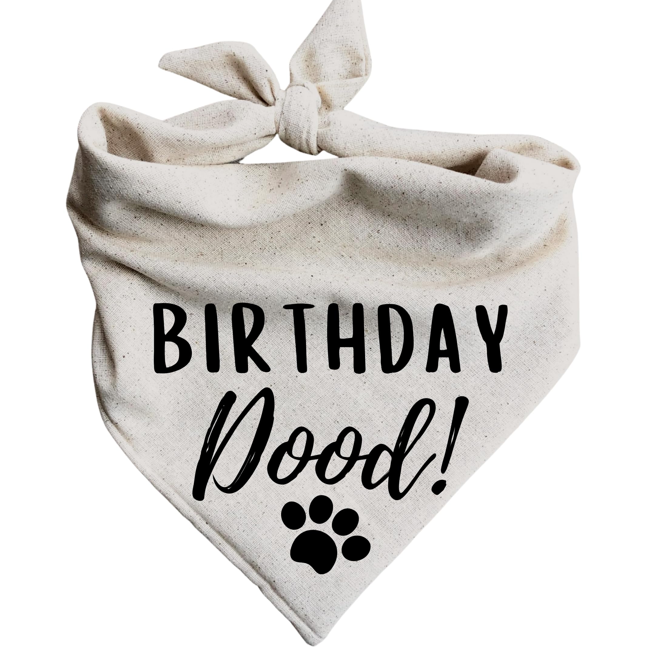 Birthday Dood Dog Bandanna Pet Bandana Celebration Party Paw-Ty (Medium)