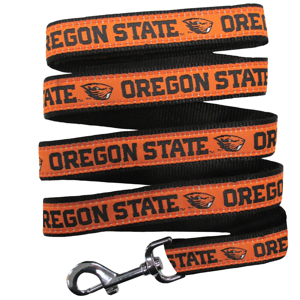 Pets First Collegiate Pet Accessories, Dog Leash, Oregon State Beavers, Small
