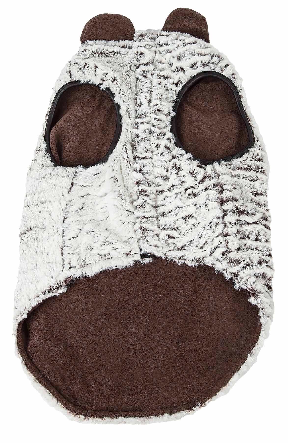 Pet Life Luxe 'Purrlage' Pelage Designer Fur Dog Coat Jacket(D0102H7LUQV.)