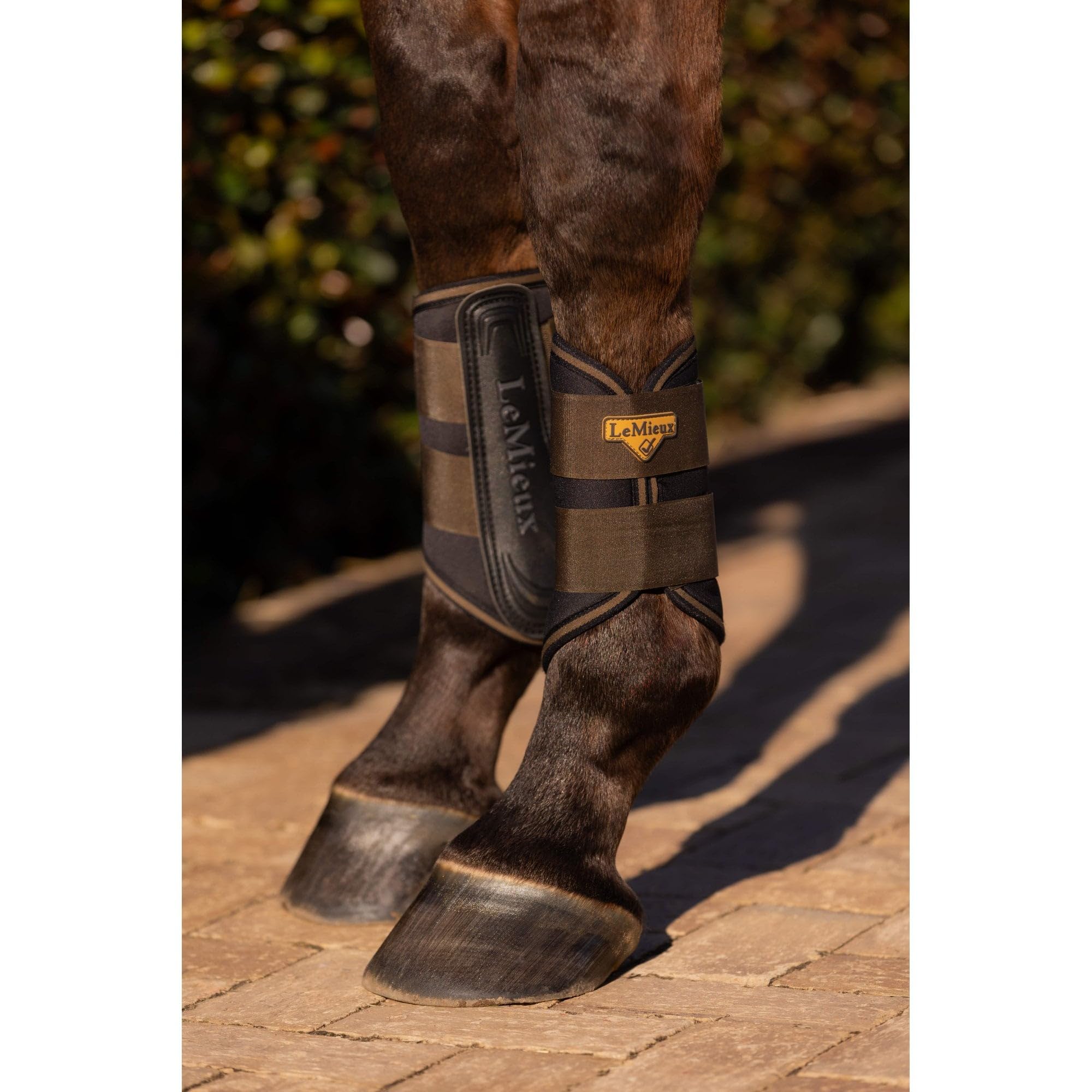 Lemieux Grafter Brushing Horse Boots - Protective Gear And Training Equipment - Equine Boots, Wraps & Accessories (Ice Blue/Larg