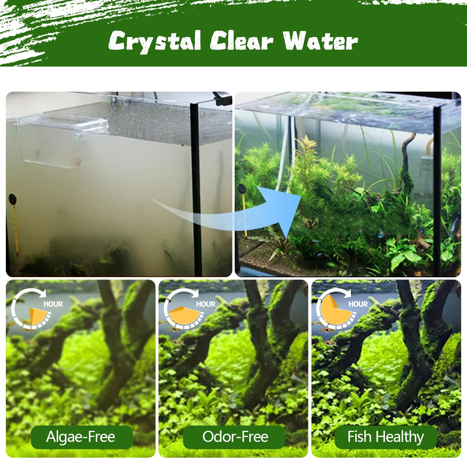 Aquarium Filter Floss 12 * 144 Inches, Cut To Fit Fish Tank Filter, Dual Density Aquarium Filter Pad, Pond Filter Media Roll Cle