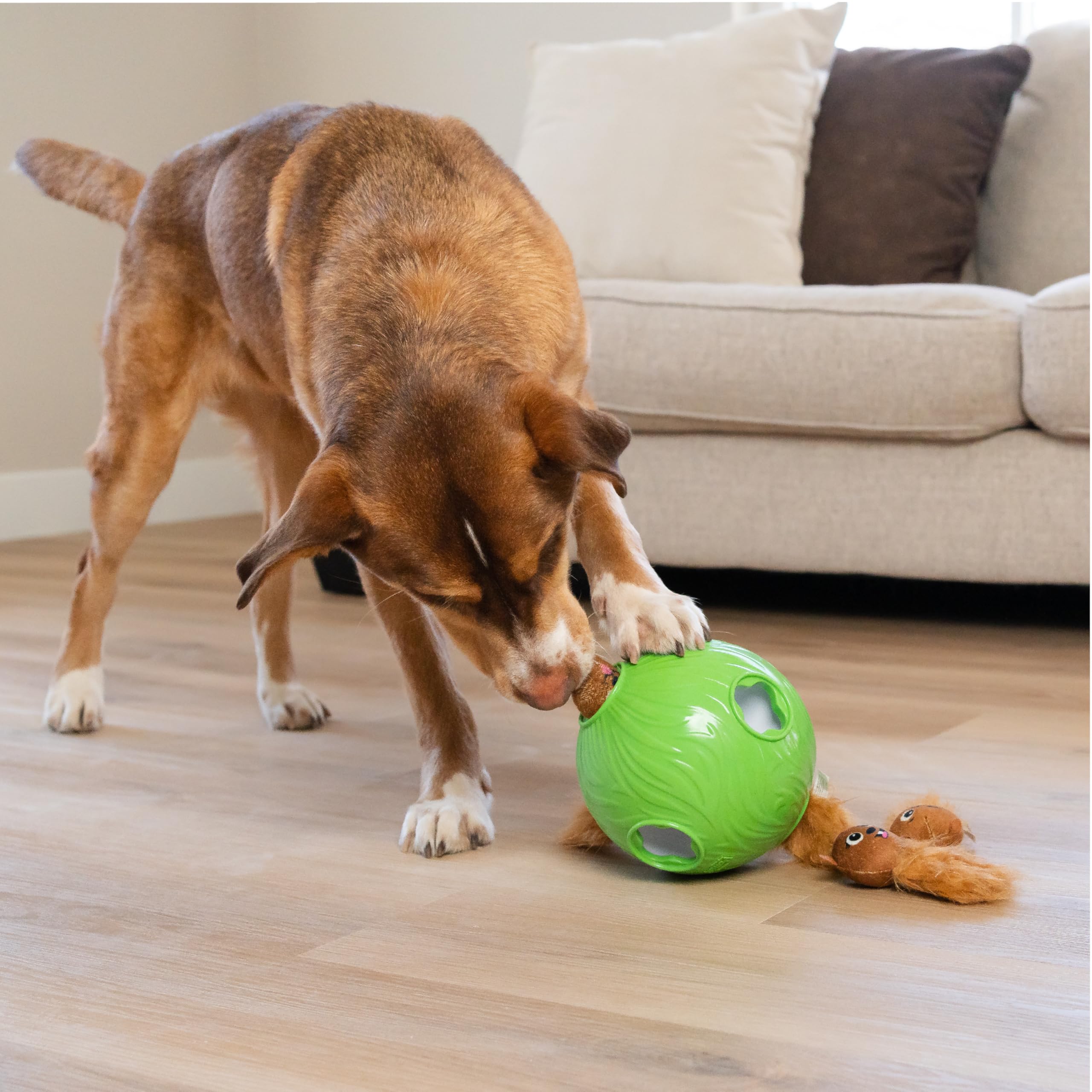 Outward Hound Nina Ottosson Dog Snuffle N Treat Interactive Puzzle Ball & Treat Dispenser Dog Toy