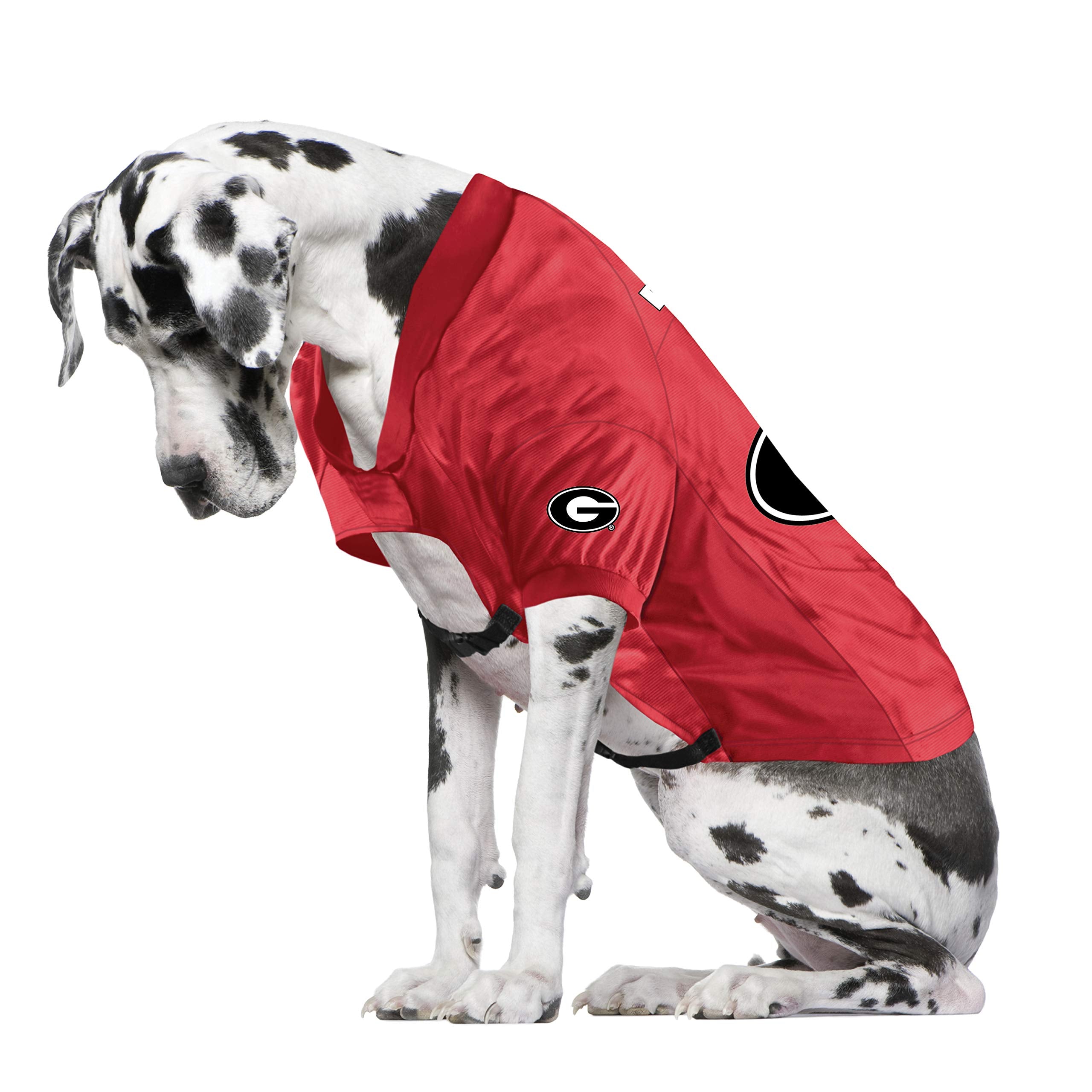Georgia Bulldogs Pet Jersey Stretch Size Big Dog - Special Order