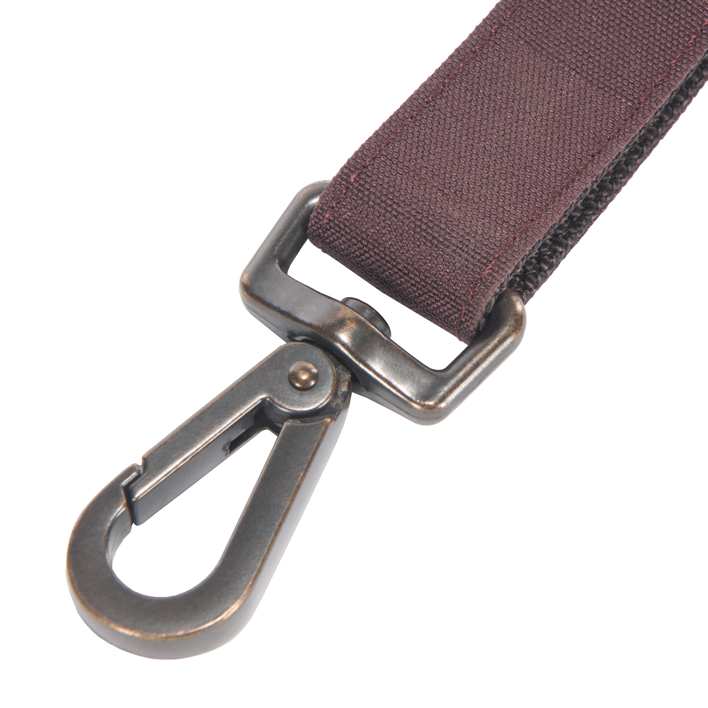 Carhartt Pet Durable Nylon Duck Leashes for Dogs, Reflective Stitching for Visibility, Deep Wine, Large
