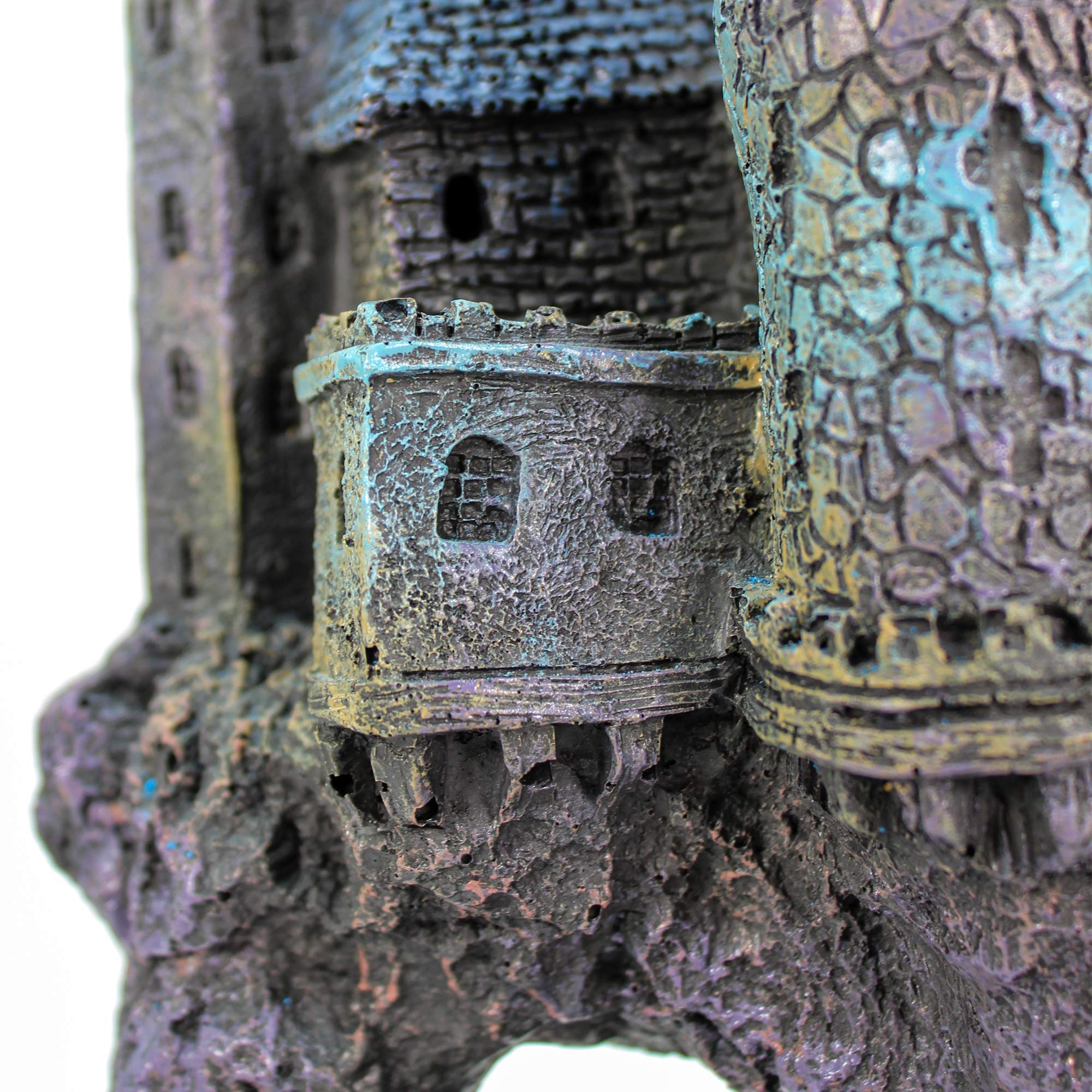 Penn-Plax Age-Of-Magic Wizard’S Castle Aquarium Decoration – Safe For Freshwater And Saltwater Fish Tanks – Extra Large – Part A