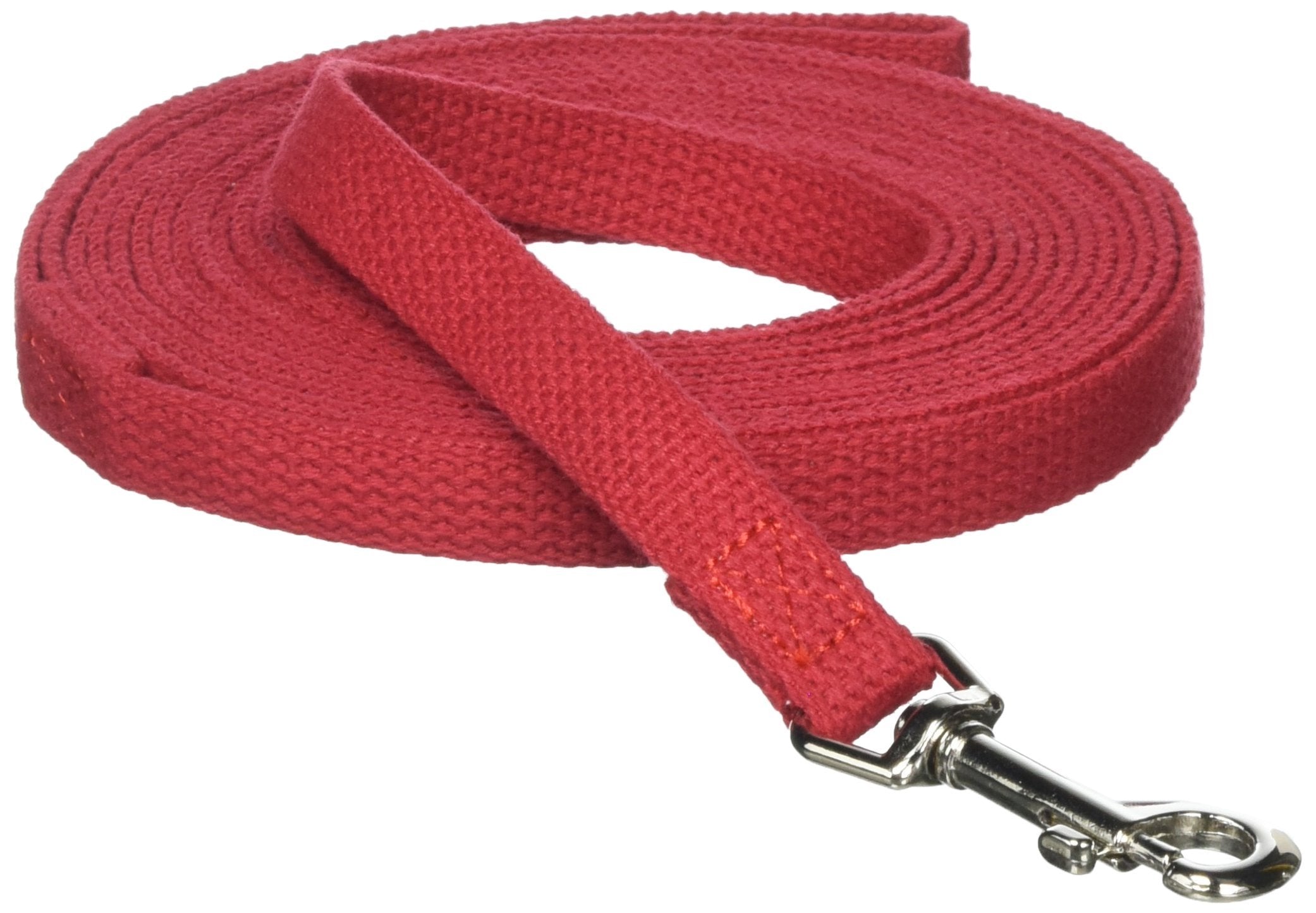 Omnipet Cotton Dog Training Lead For Dogs, 15', Red