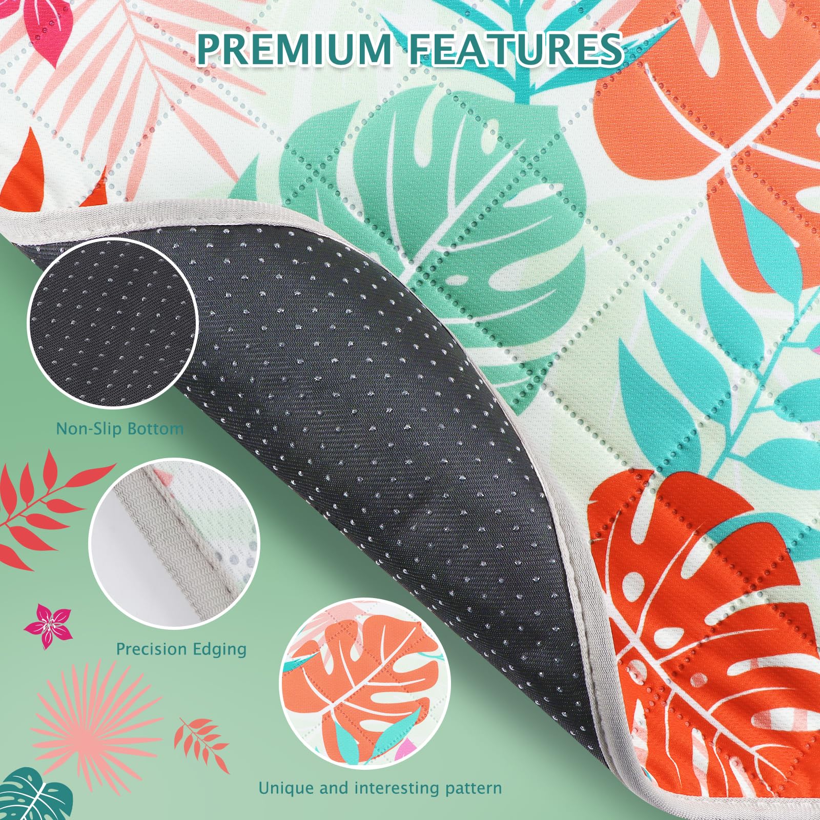 Bvagss Washable Pee Pad For Dogs - Reusable Leakproof Puppy Wee Wee, Non-Slip Waterproof Pet Training, Super Absorbent Whelping