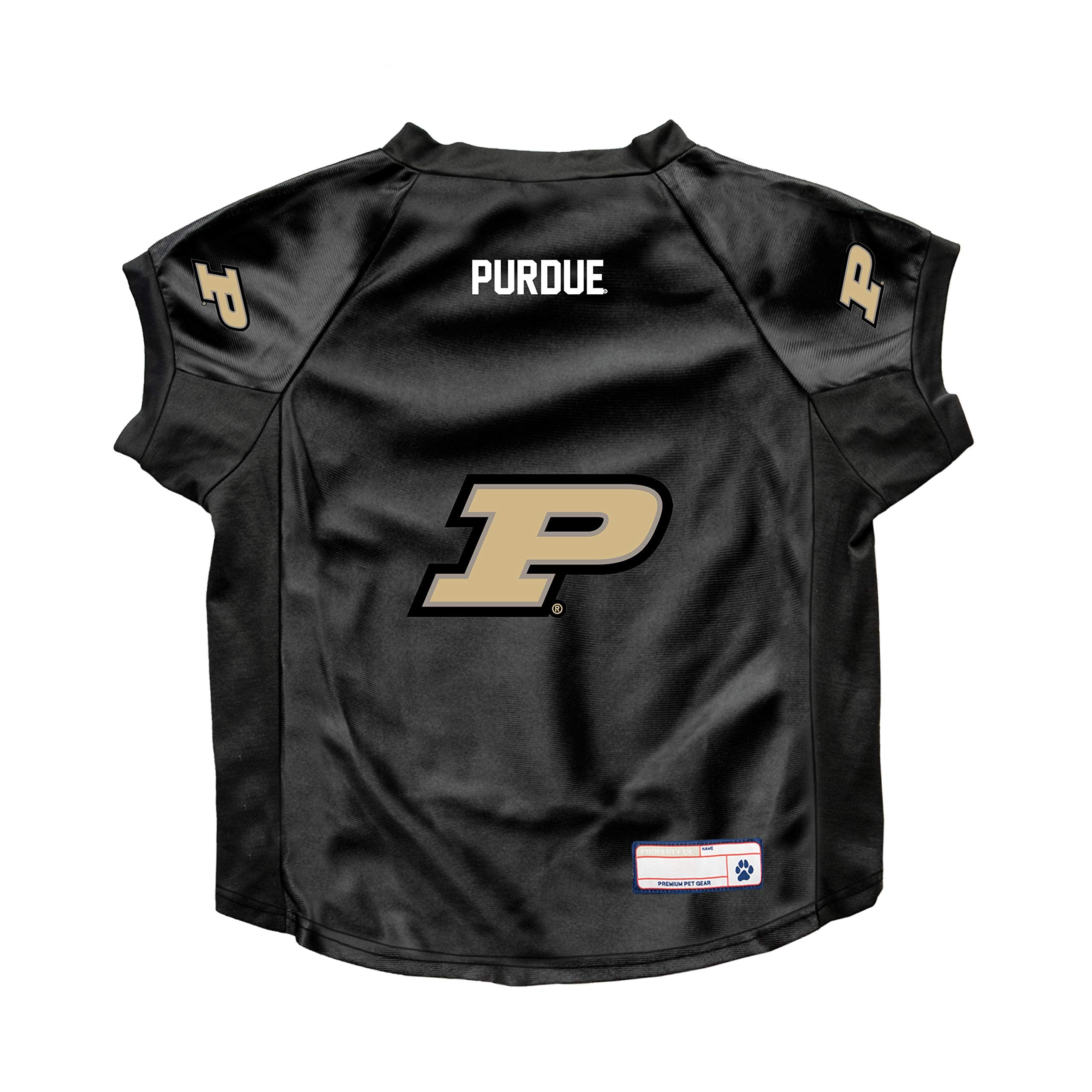 Purdue Boilermakers Pet Jersey Stretch Size Big Dog - Special Order