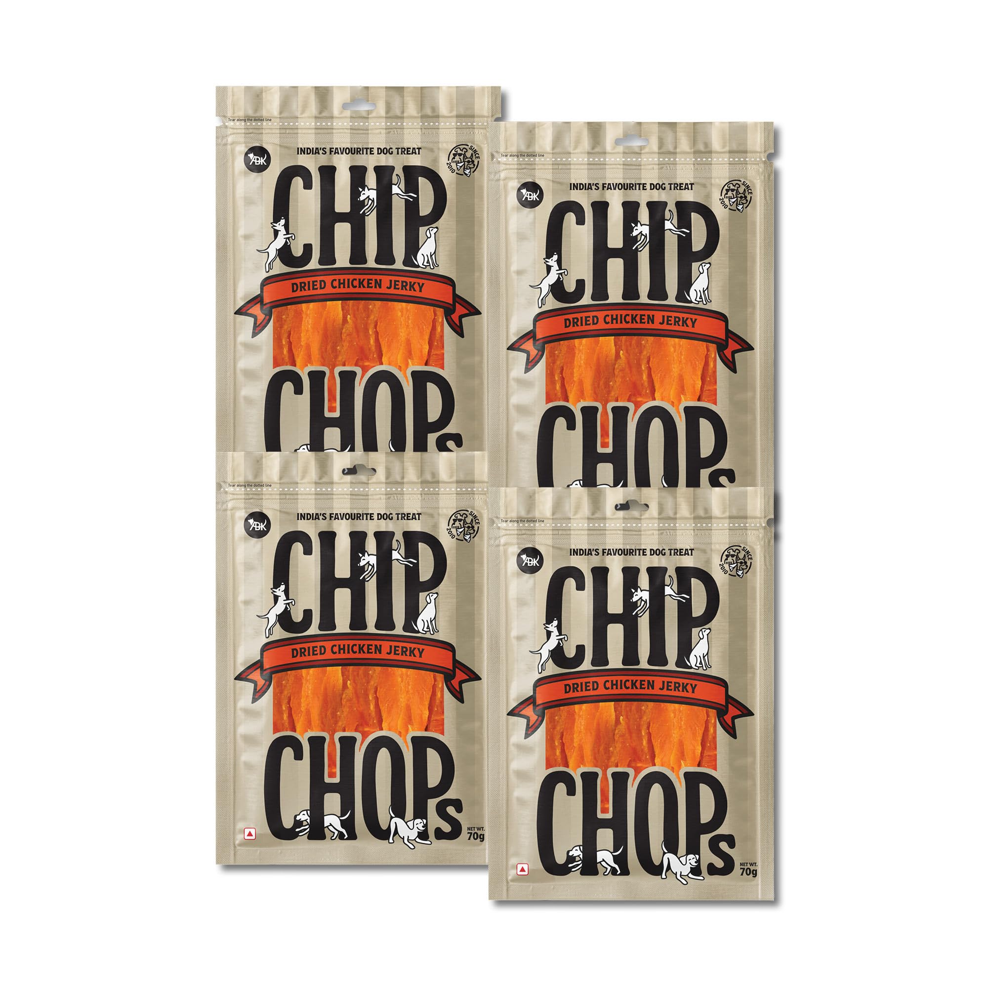 Chip Chops Sun Dried Chicken Jerky Dog Treats, Highly Nutritional & Digestible Snacks for Training and Rewards, Suitable for All