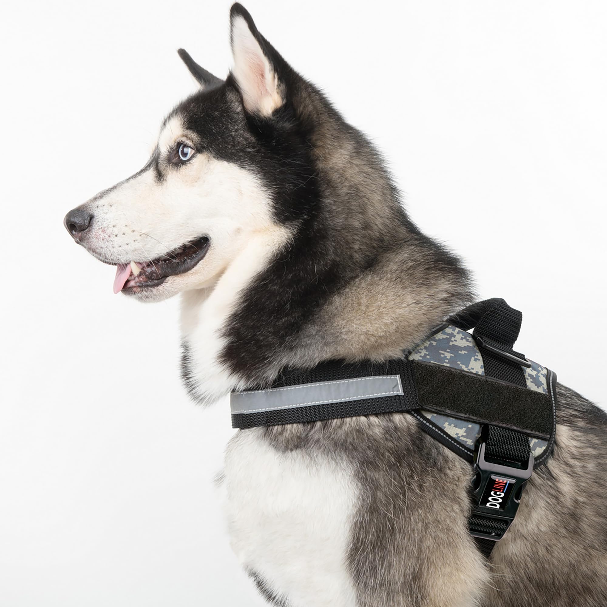 Dogline Dog Harness, Reflective No-Pull Adjustable Vest With Handle For Walking, Training, Breathable, No - Choke Harness For Sm