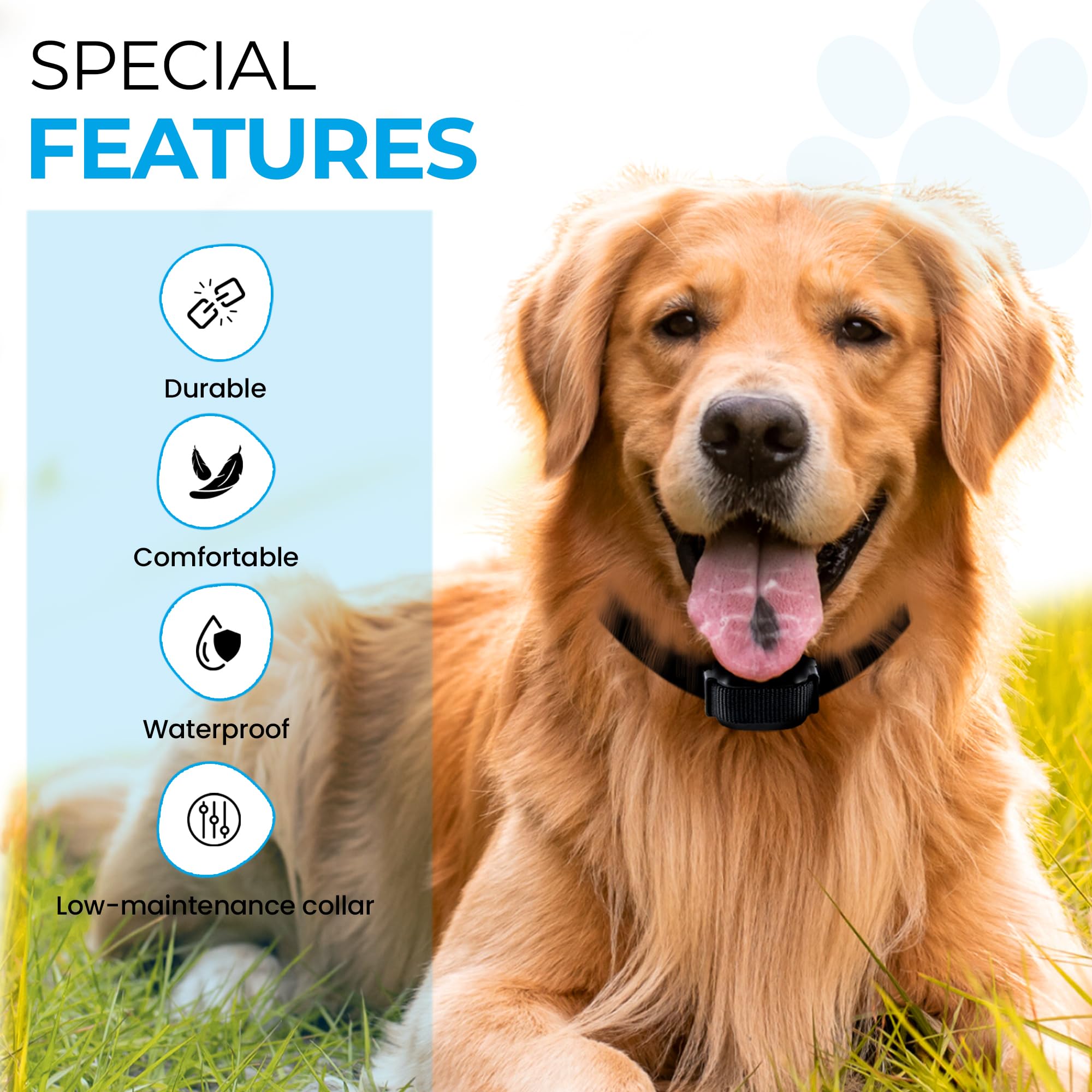 Ecollar Replacement Strap Bungee Style - Dog Shock Collar Strap - 3/4'' Dog Collar For Shock Collar - Sportdog Replacement Colla